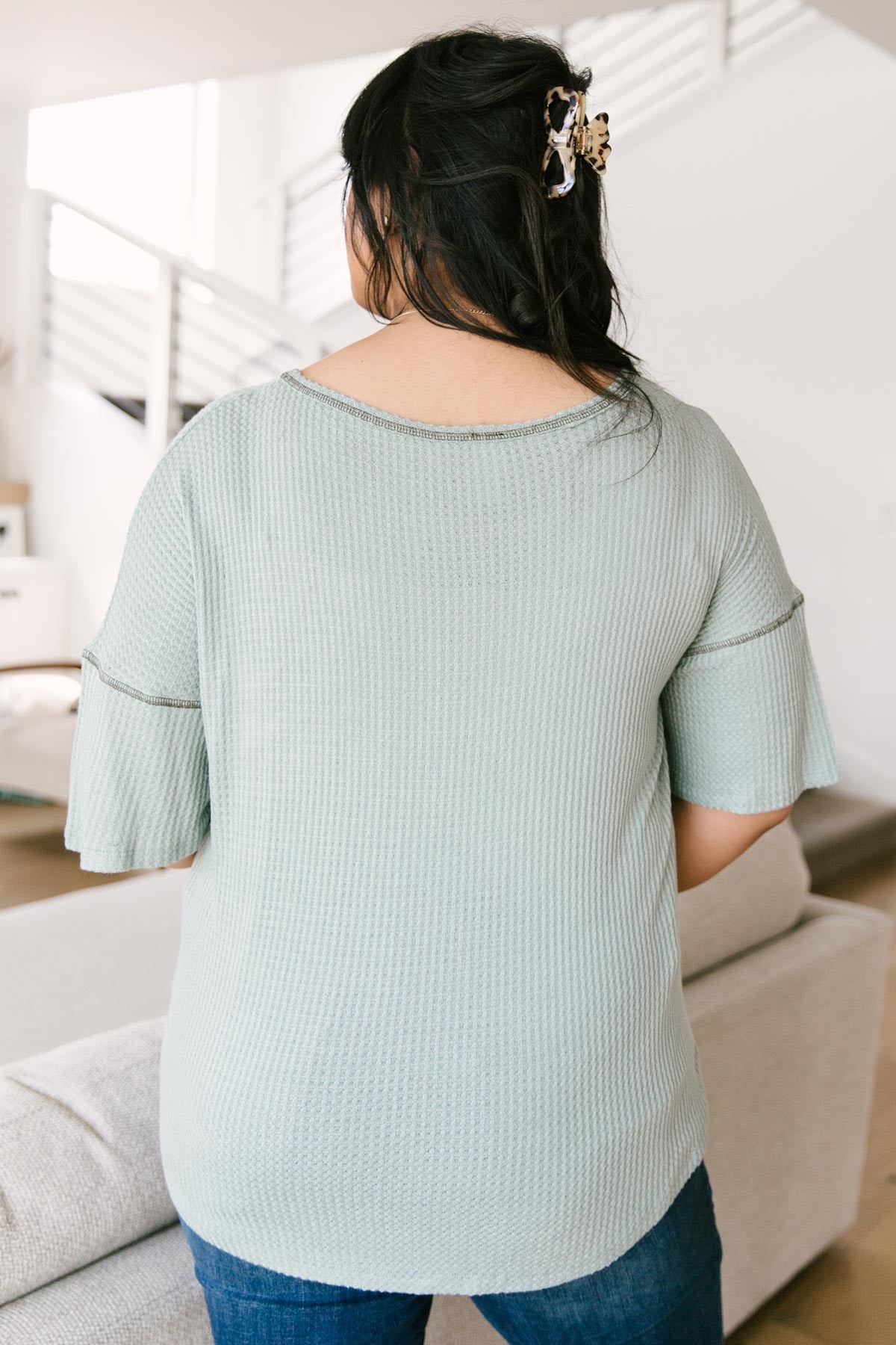 Always Be Yours Top in Sage-Womens-Modish Lily, Tecumseh Michigan