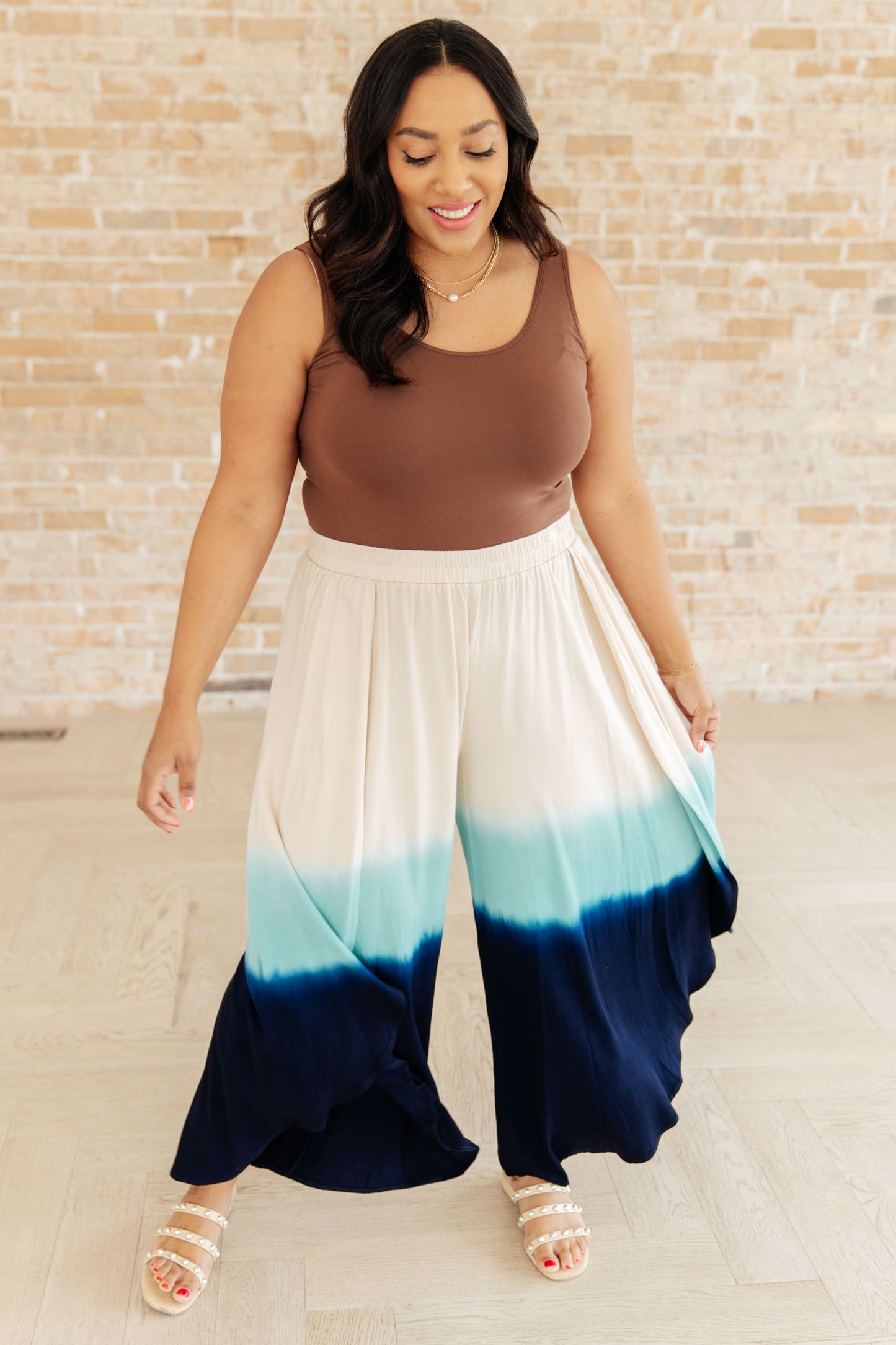 Day and Night Ombre Tulip Pants-Bottoms-Modish Lily, Tecumseh Michigan