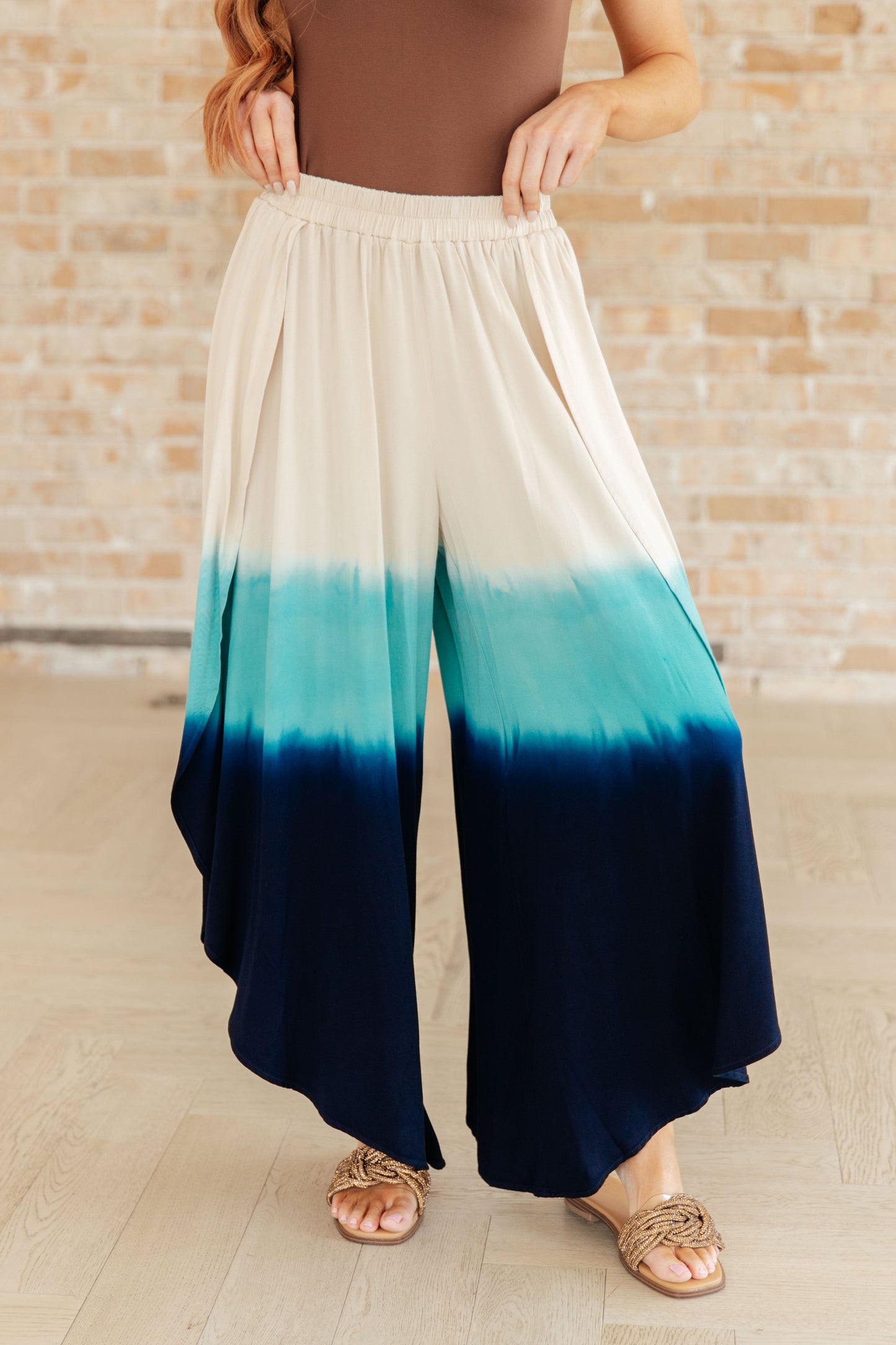 Day and Night Ombre Tulip Pants-Bottoms-Modish Lily, Tecumseh Michigan