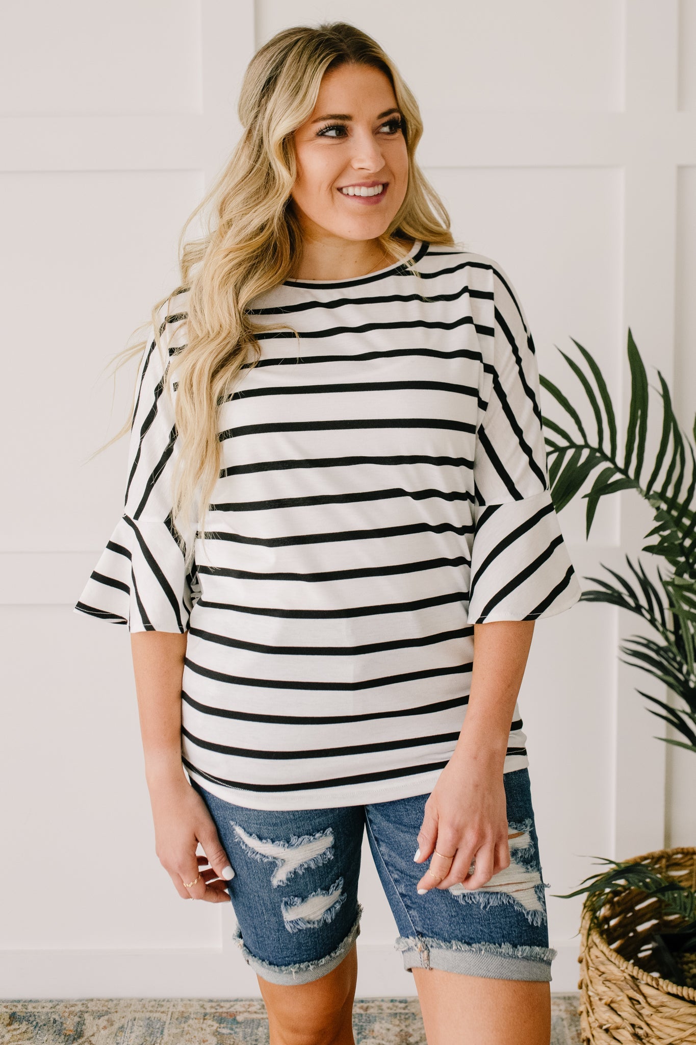 Every Direction Top in White-Womens-Modish Lily, Tecumseh Michigan