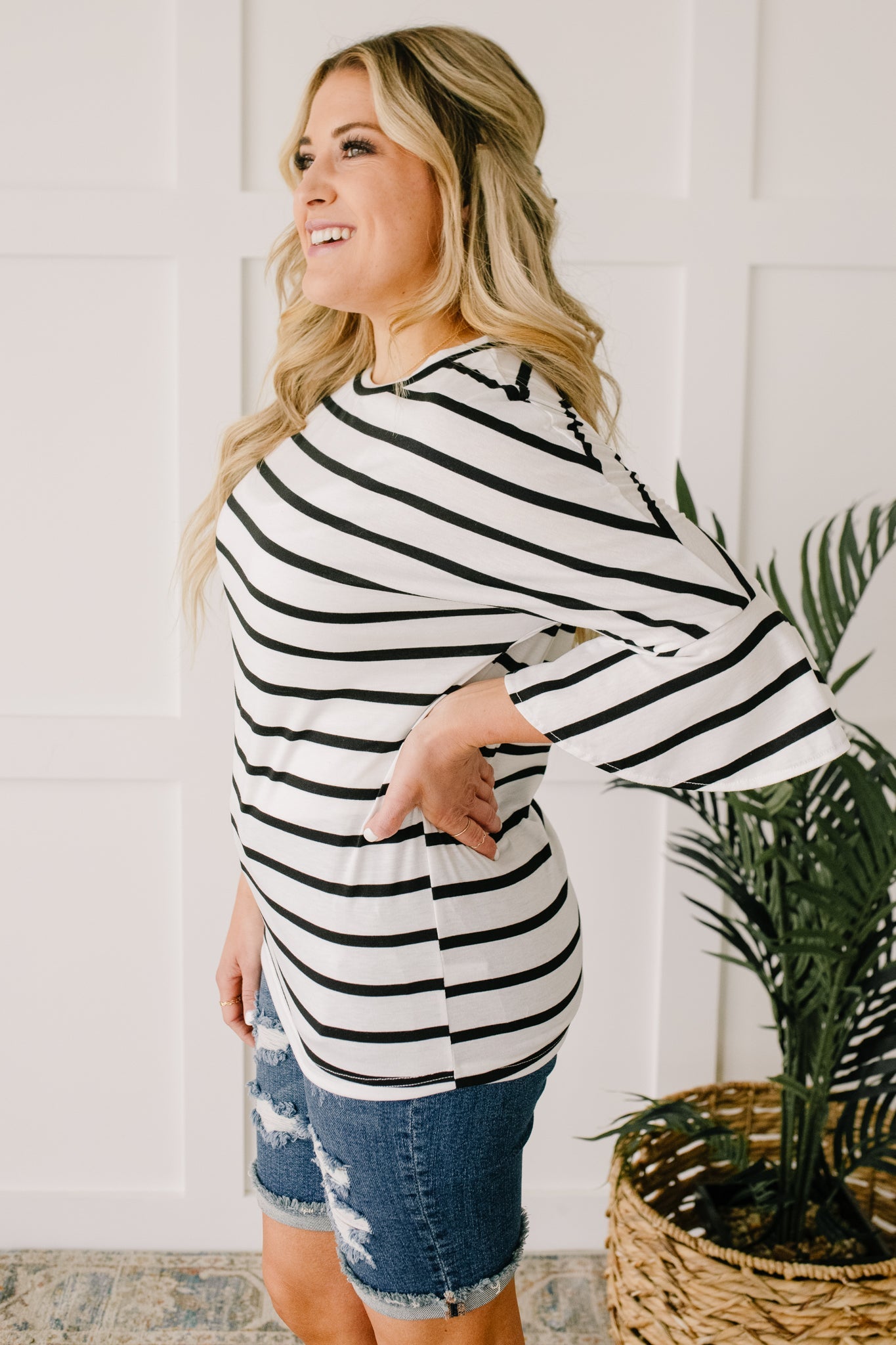 Every Direction Top in White-Womens-Modish Lily, Tecumseh Michigan