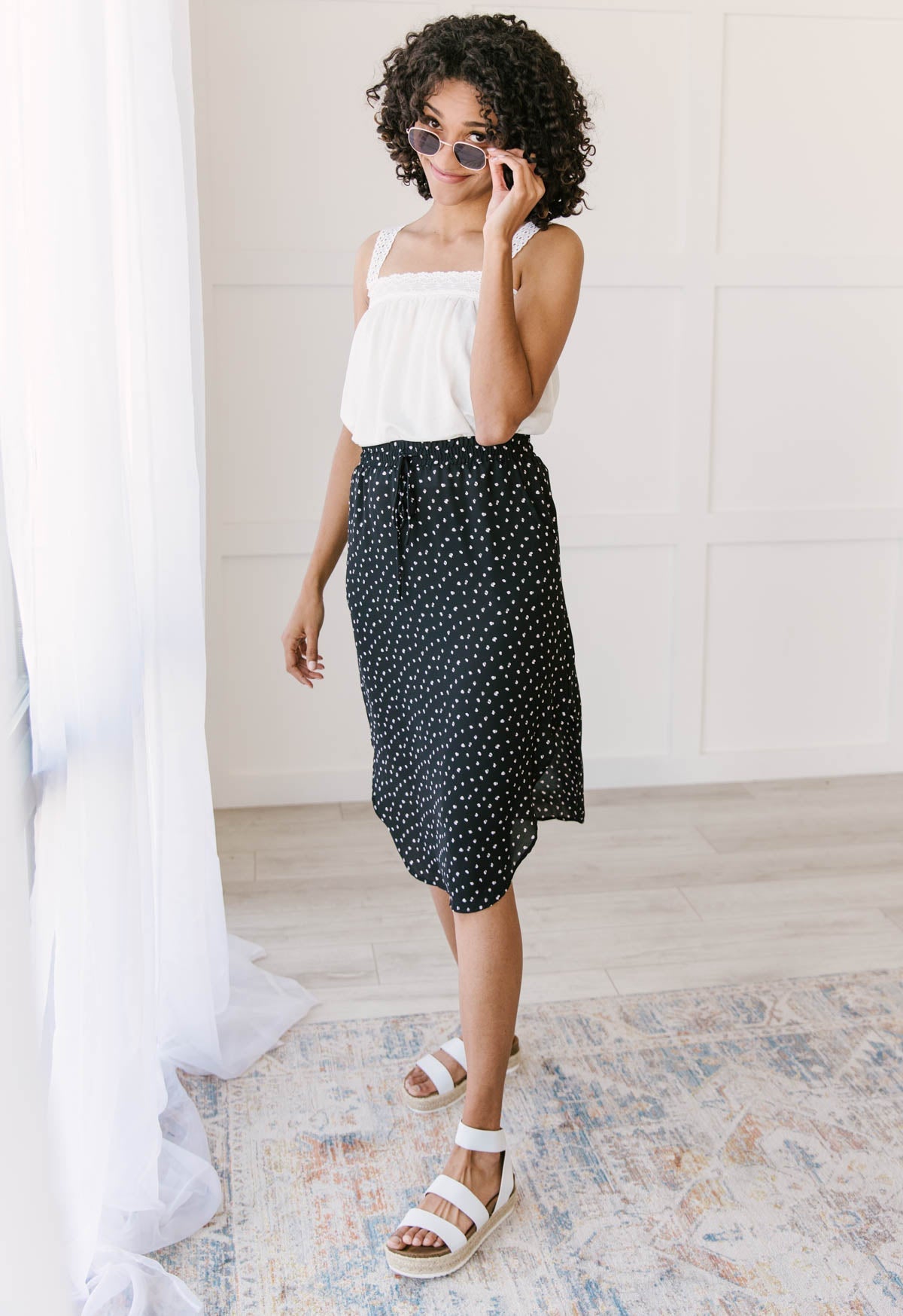 Gentle Breeze Midi Skirt-Womens-Modish Lily, Tecumseh Michigan