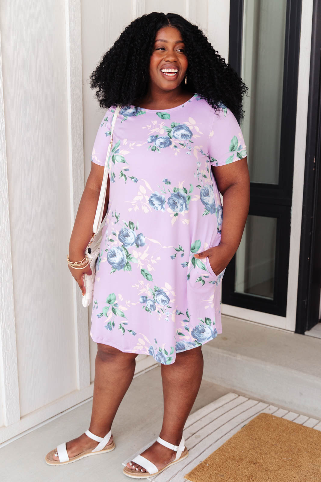 Halle Dress in Lavender-Womens-Modish Lily, Tecumseh Michigan