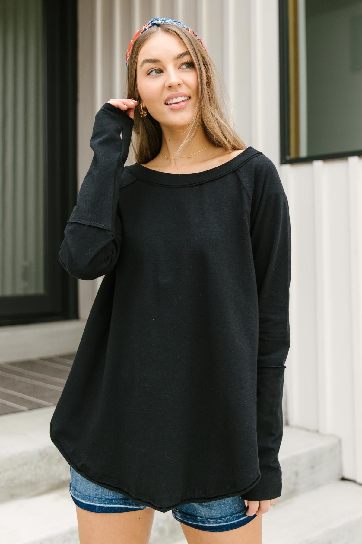 Just Like That Basic Top in Black-Womens-Modish Lily, Tecumseh Michigan