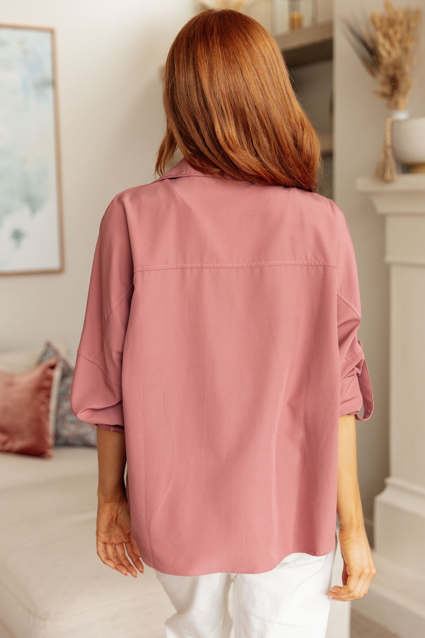 Keep it Profesh Button Up Top-Tops-Modish Lily, Tecumseh Michigan