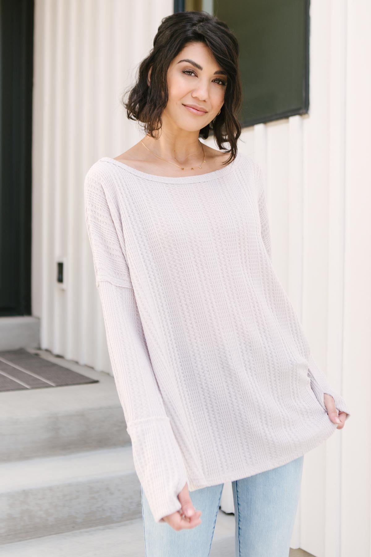 Long Days Long Sleeves Top-Womens-Modish Lily, Tecumseh Michigan