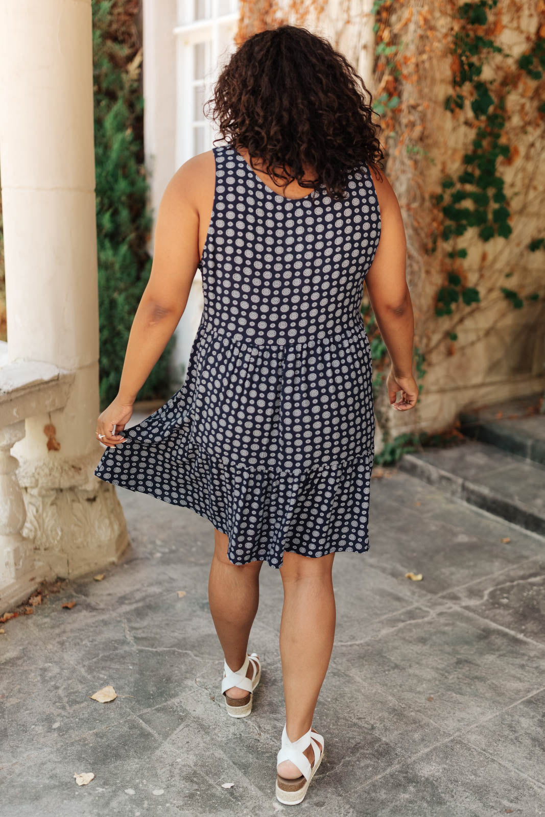 Later Days Dress in Navy-Womens-Modish Lily, Tecumseh Michigan