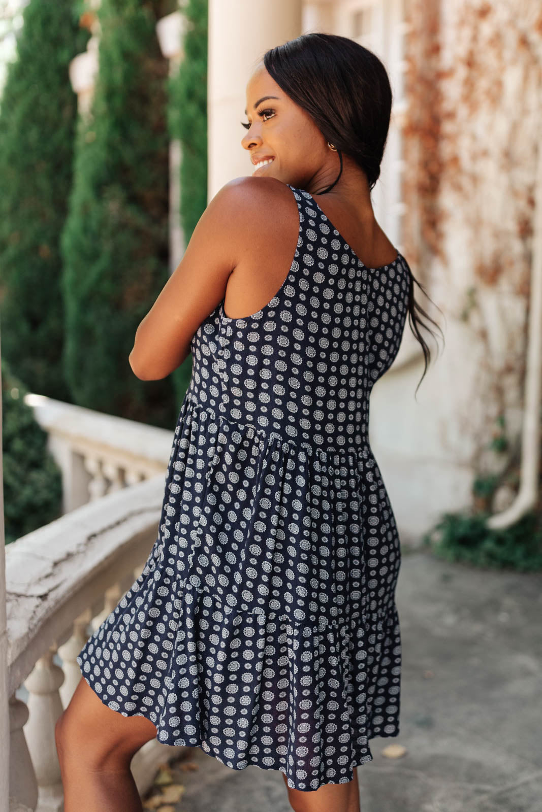 Later Days Dress in Navy-Womens-Modish Lily, Tecumseh Michigan