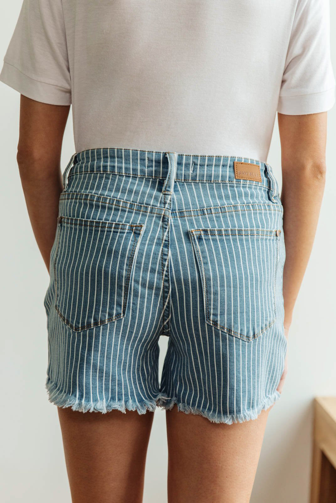 Park Striped Shorts-Womens-Modish Lily, Tecumseh Michigan