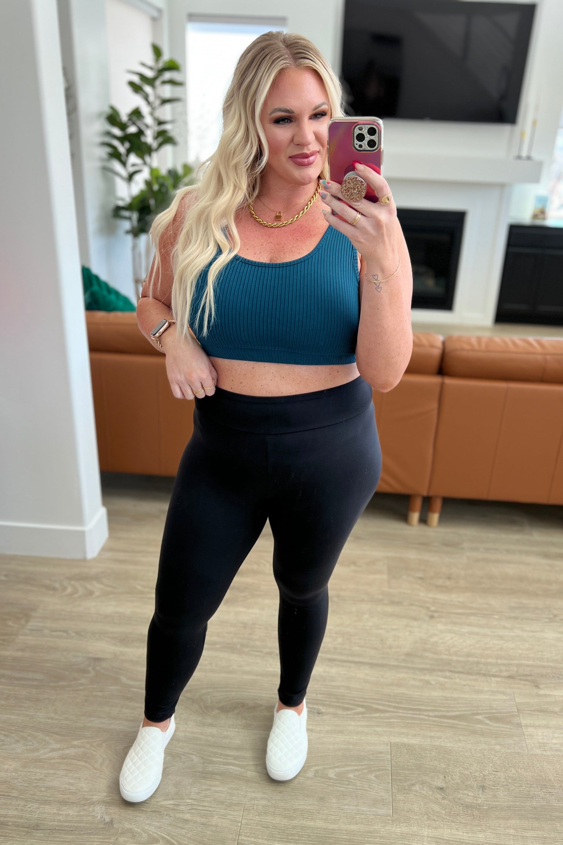 A Heartbeat Skip Leggings-Athleisure-Modish Lily, Tecumseh Michigan