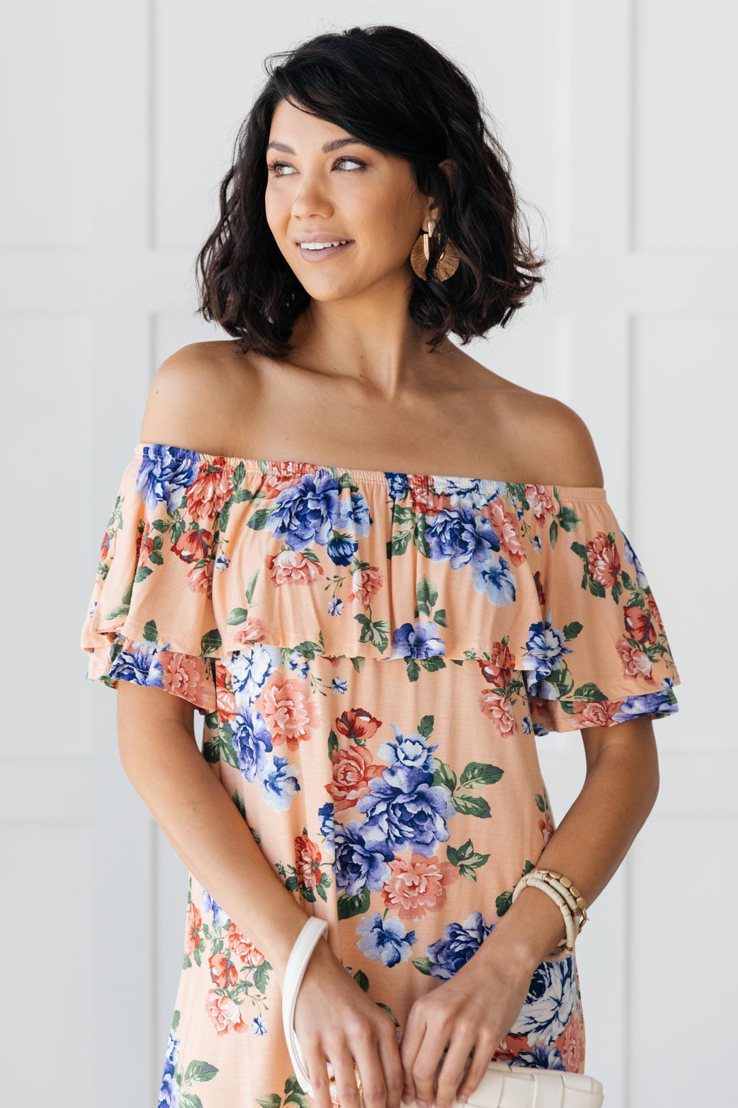 Right As Roses Dress in Blush-Womens-Modish Lily, Tecumseh Michigan