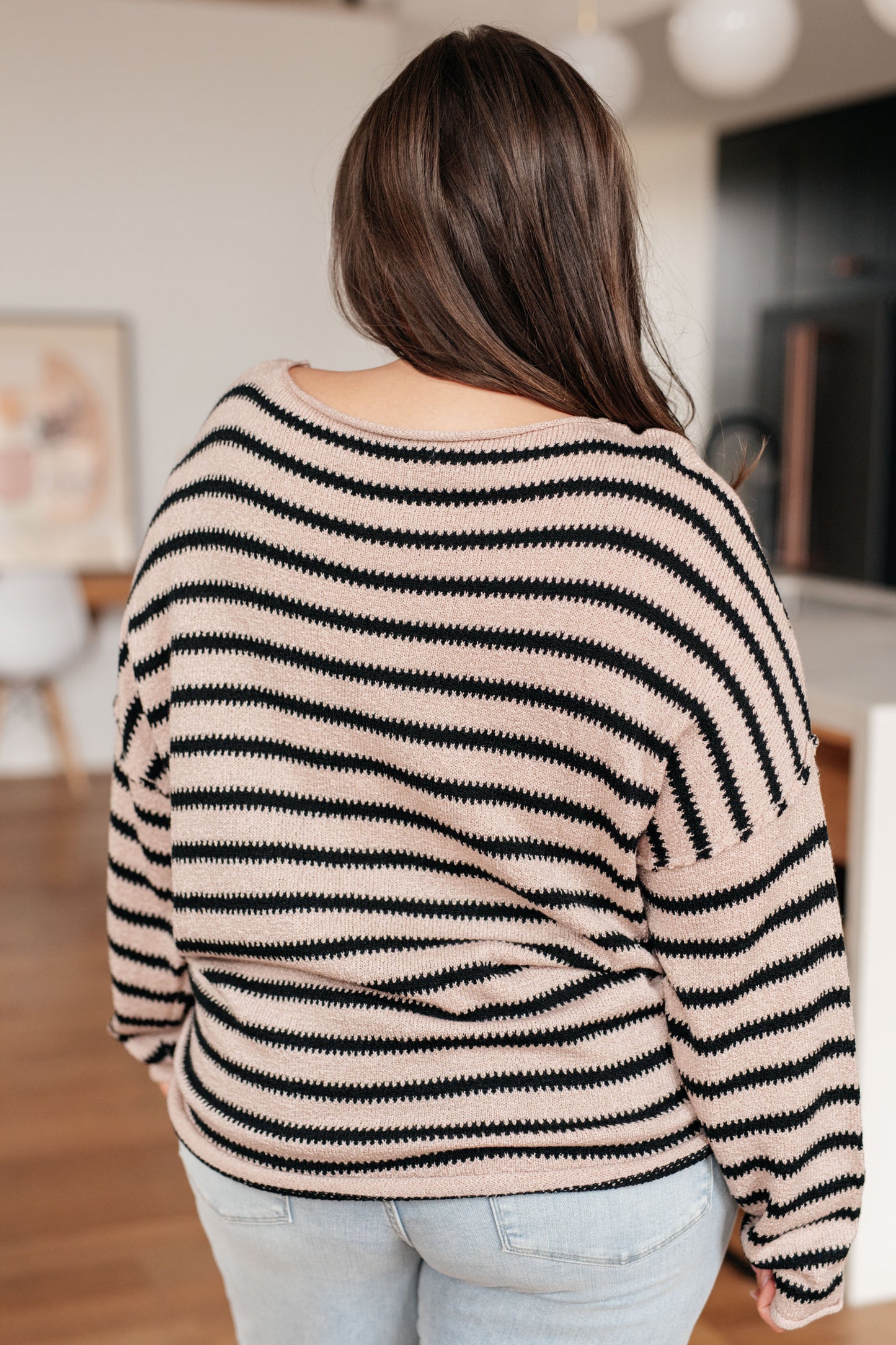 Self Assured Striped Sweater-Womens-Modish Lily, Tecumseh Michigan