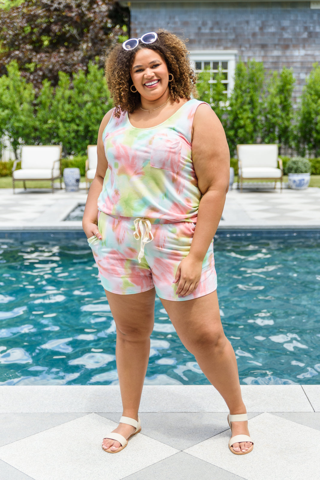Sherbet Splotches Tank-Womens-Modish Lily, Tecumseh Michigan