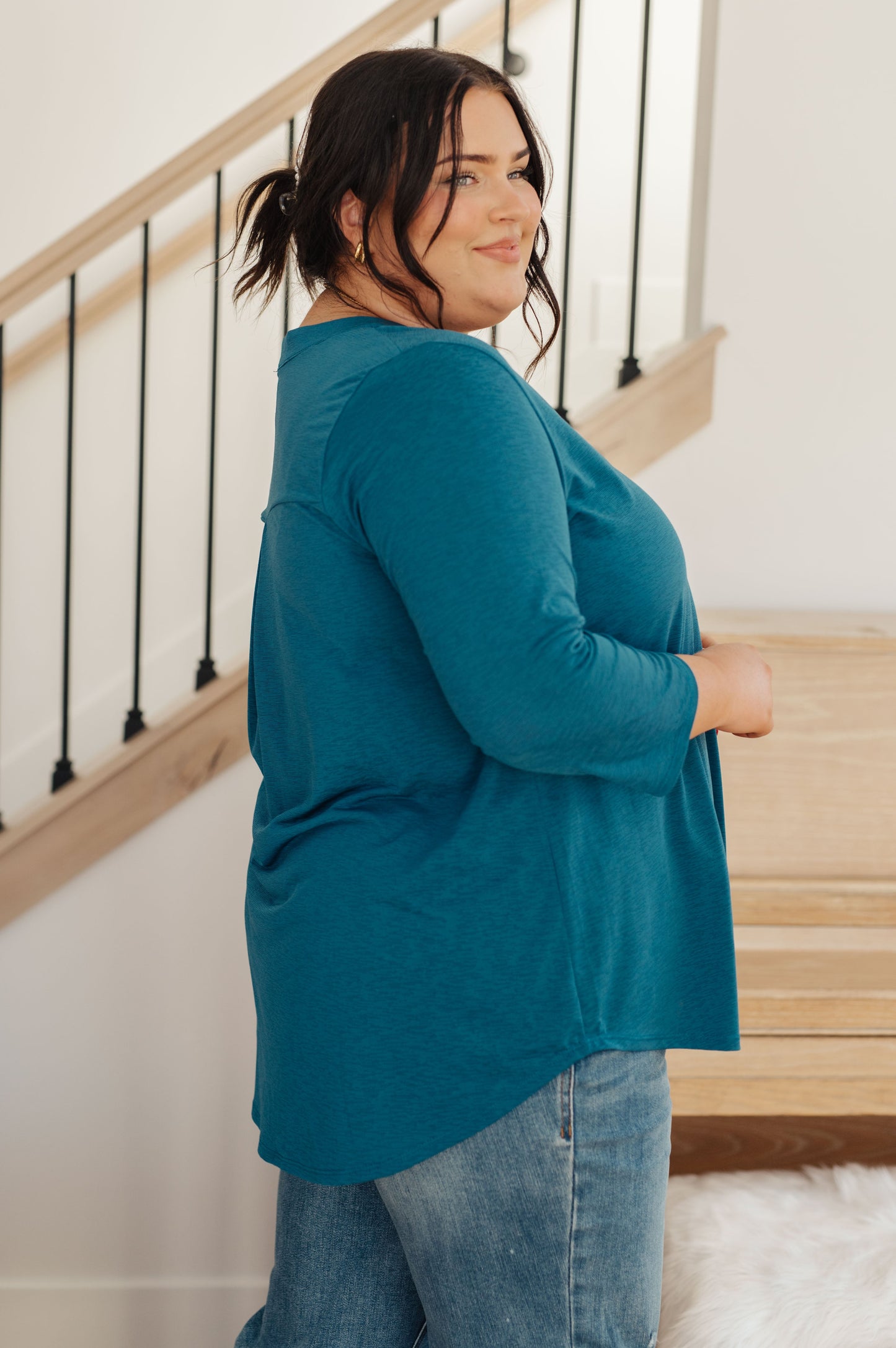 So Outstanding Top in Teal-Womens-Modish Lily, Tecumseh Michigan