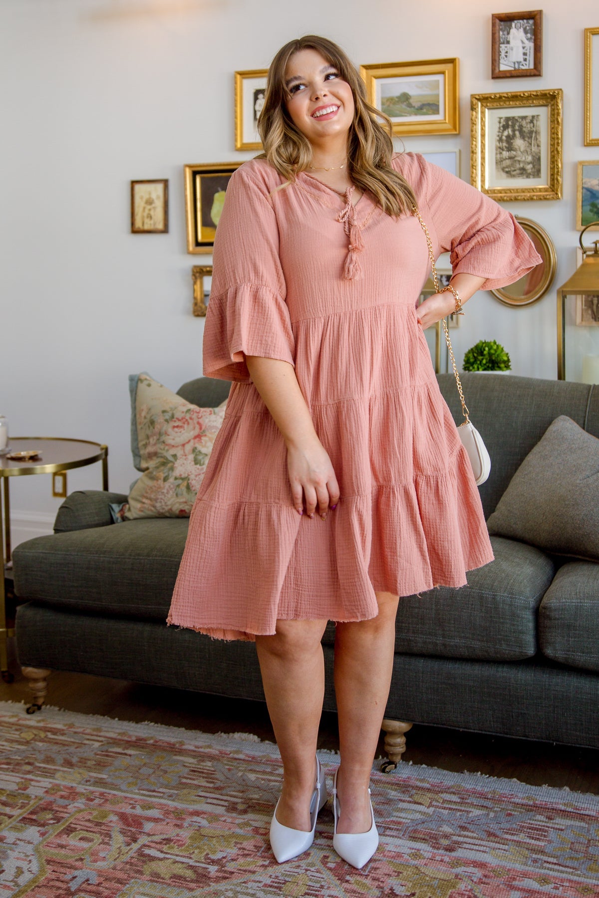 Sonnet Peasant Dress-Womens-Modish Lily, Tecumseh Michigan
