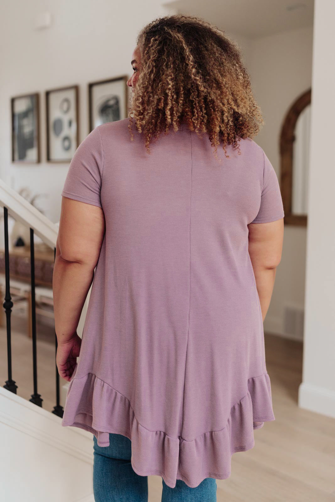 Sweet Breeze Tunic Dress in Lavender-Womens-Modish Lily, Tecumseh Michigan