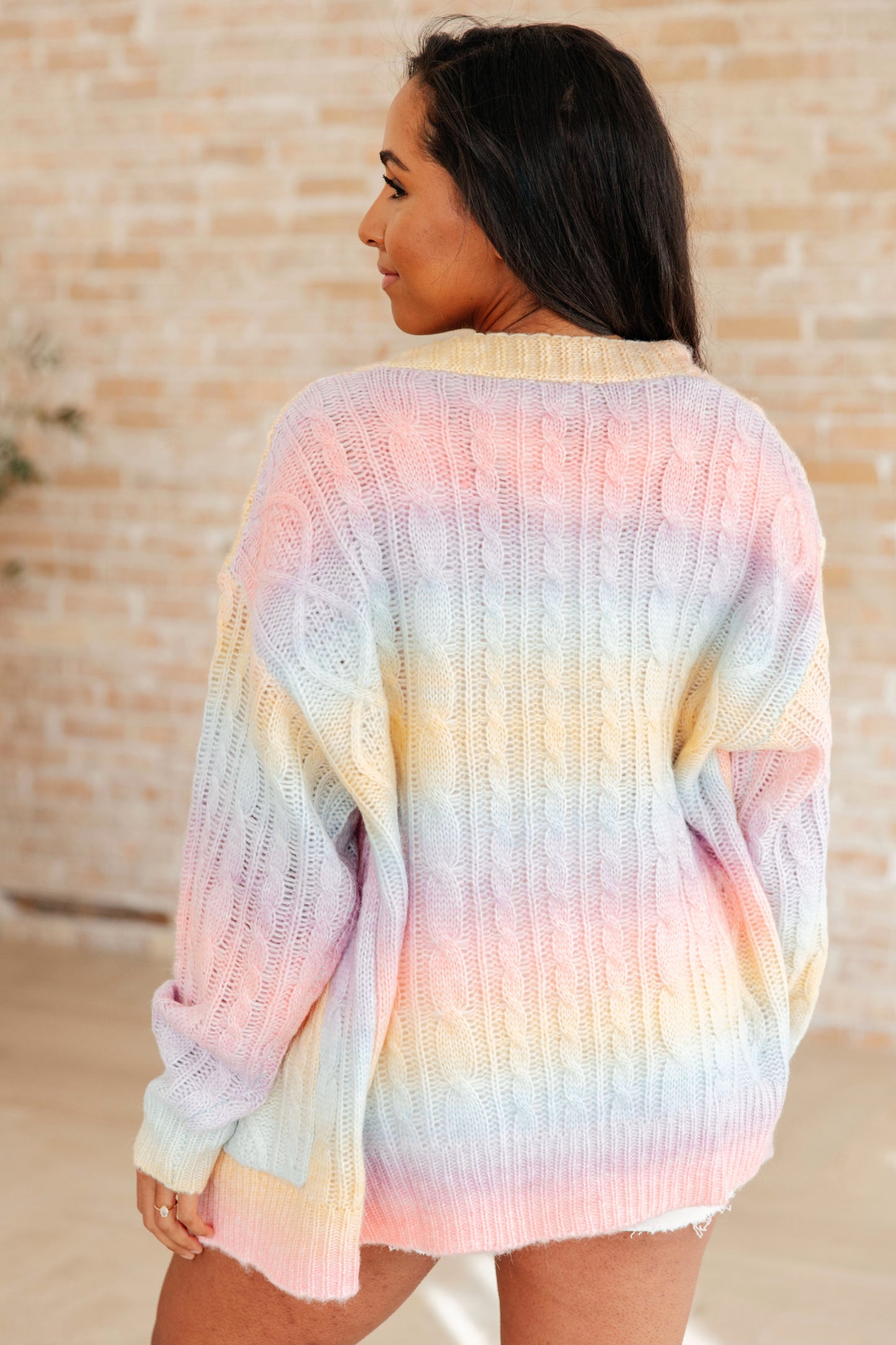 Sweet Dreams Rainbow Cardigan-Tops-Modish Lily, Tecumseh Michigan