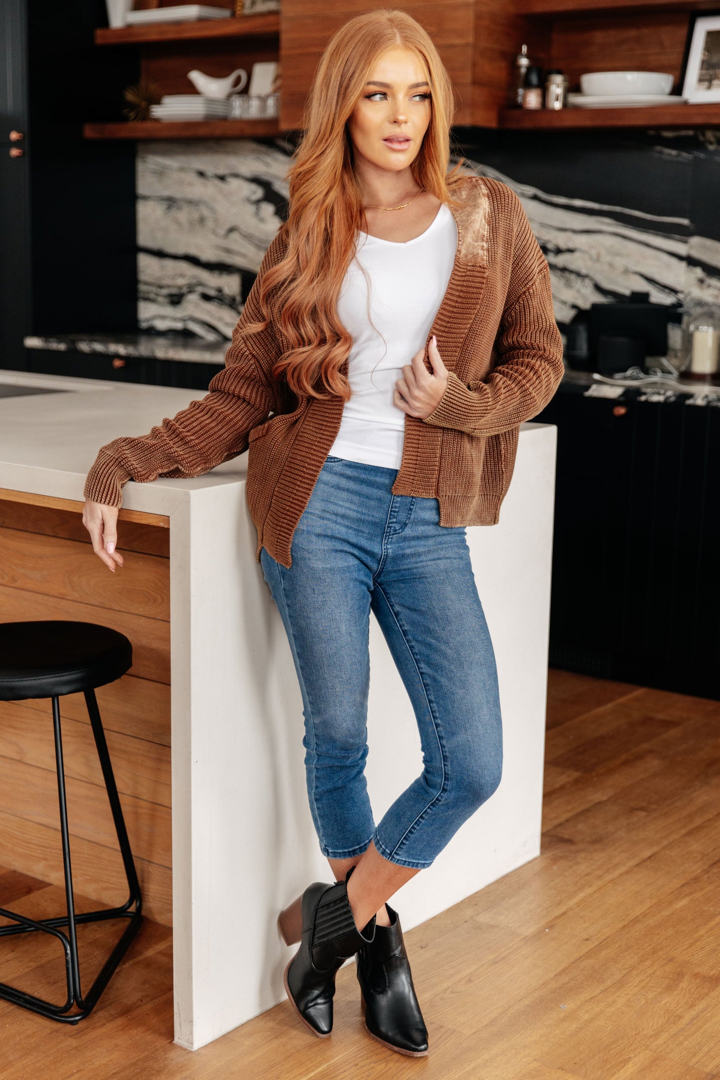 That I Can Work With Grandpa Cardigan-Womens-Modish Lily, Tecumseh Michigan