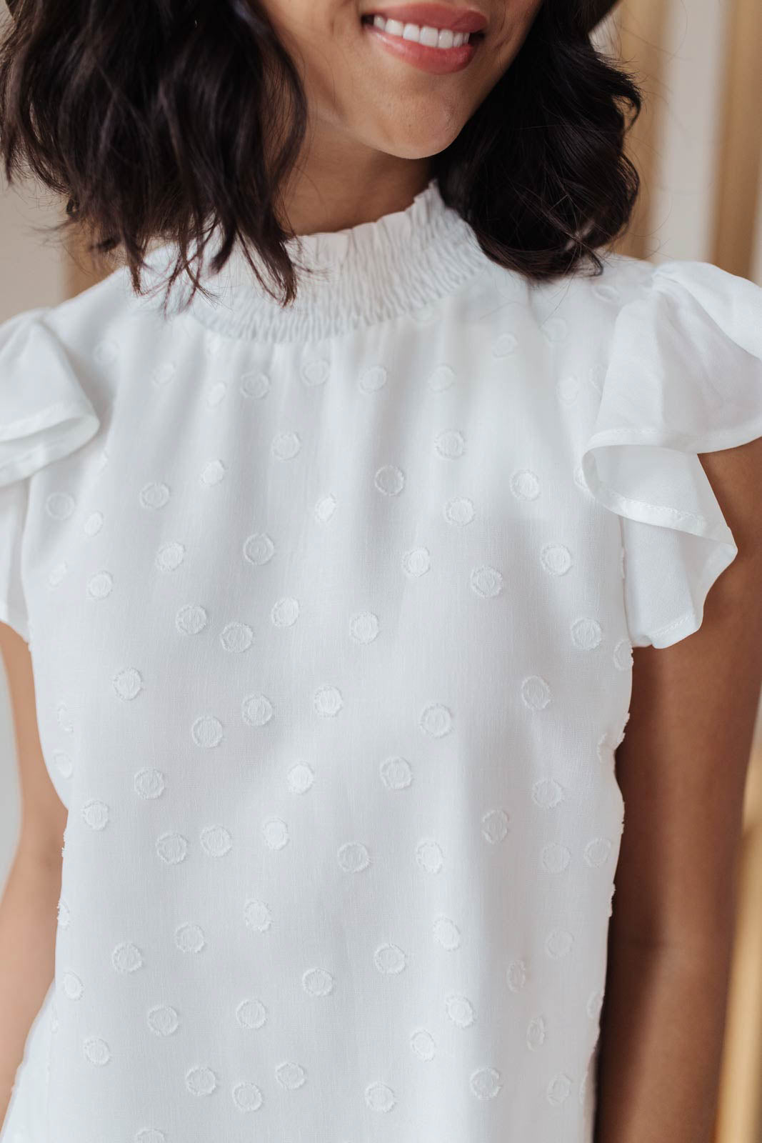 The Perfect Swiss Dot Top-Womens-Modish Lily, Tecumseh Michigan