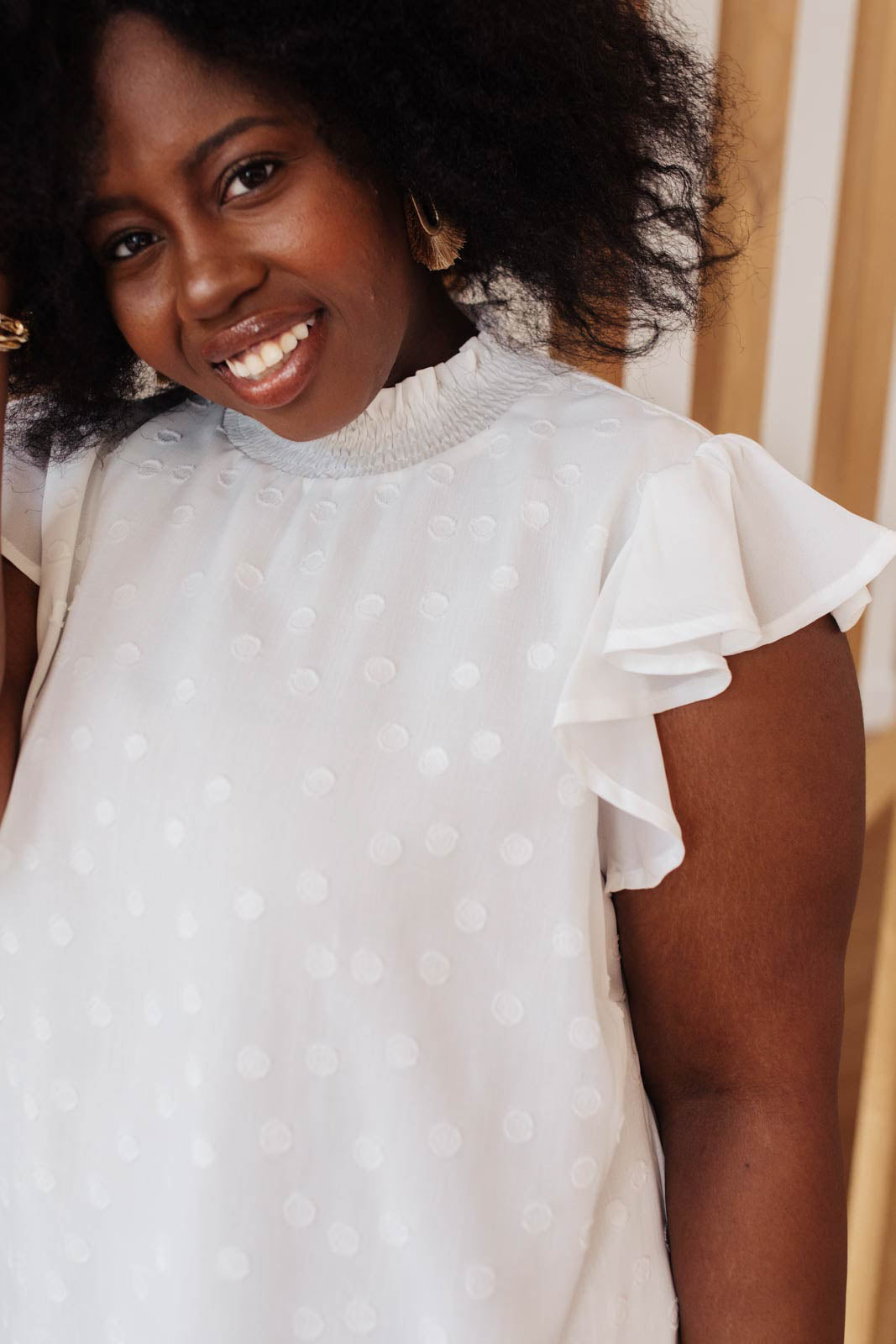The Perfect Swiss Dot Top-Womens-Modish Lily, Tecumseh Michigan