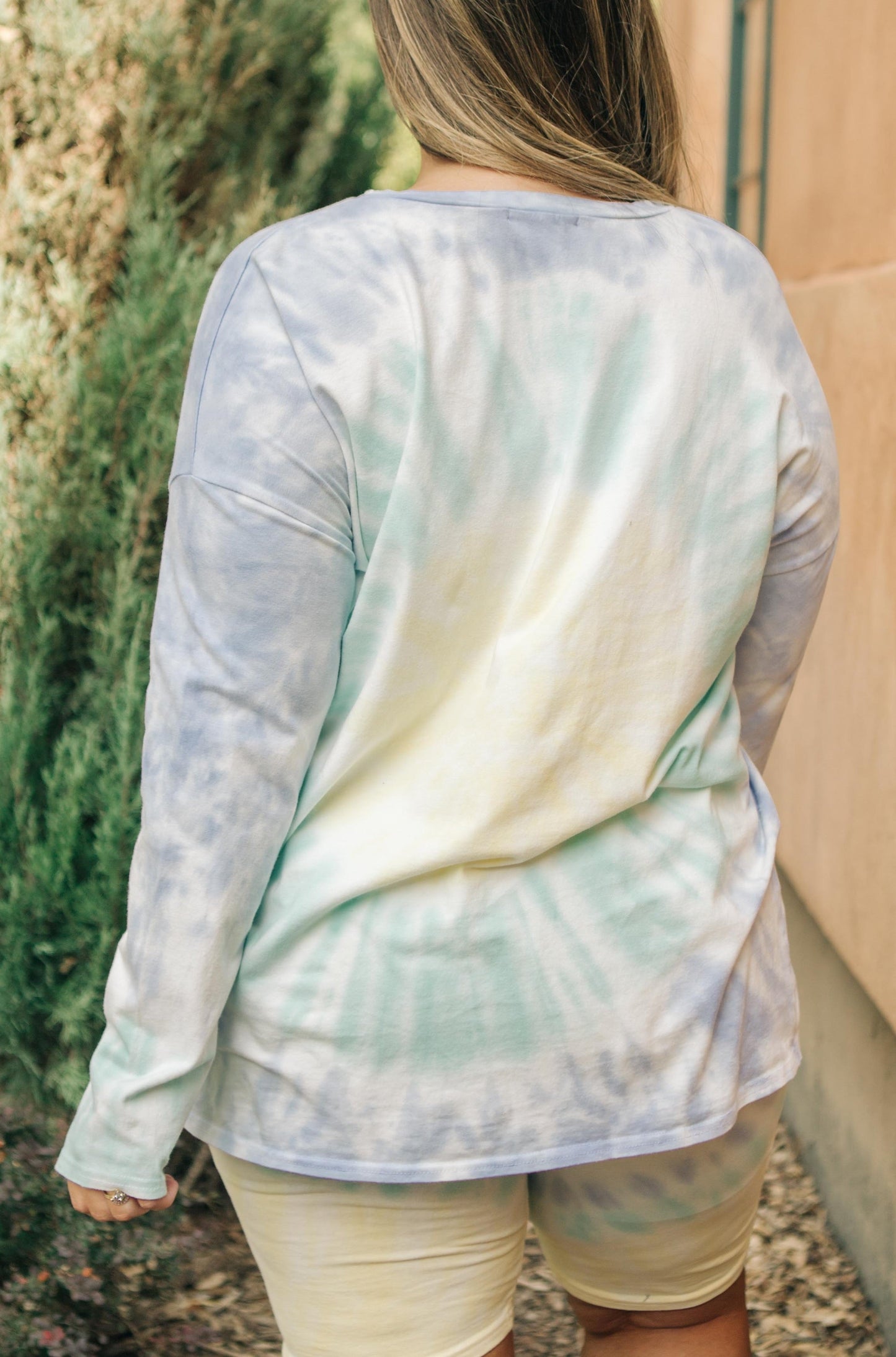 Tickle Me Tie Dye Top in Melon-Womens-Modish Lily, Tecumseh Michigan