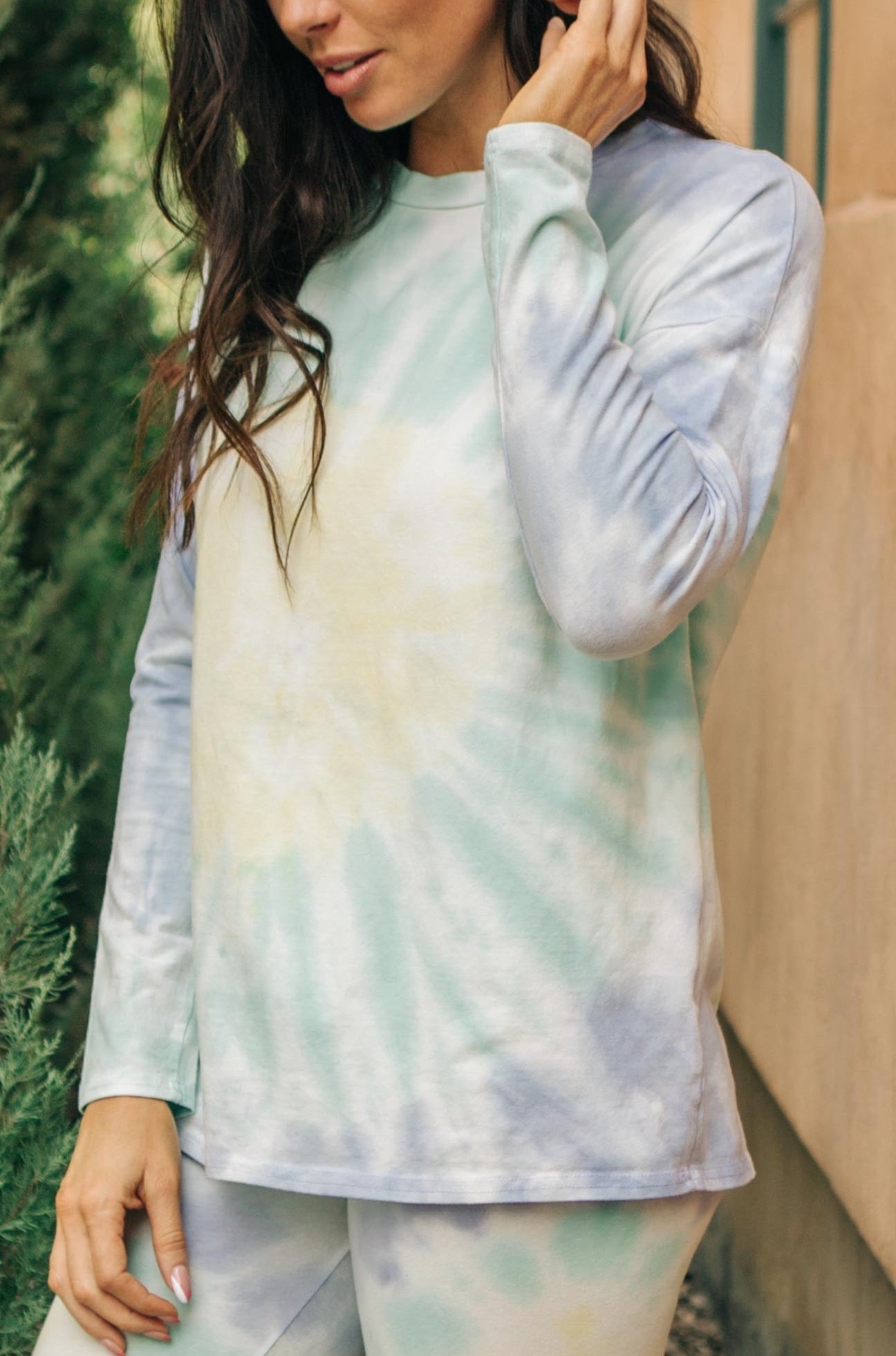 Tickle Me Tie Dye Top in Melon-Womens-Modish Lily, Tecumseh Michigan