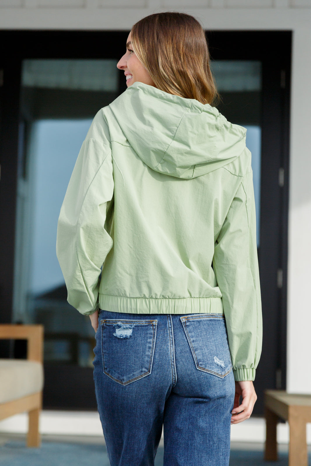Tomorrow's Forecast Hooded Windbreaker-Layers-Modish Lily, Tecumseh Michigan