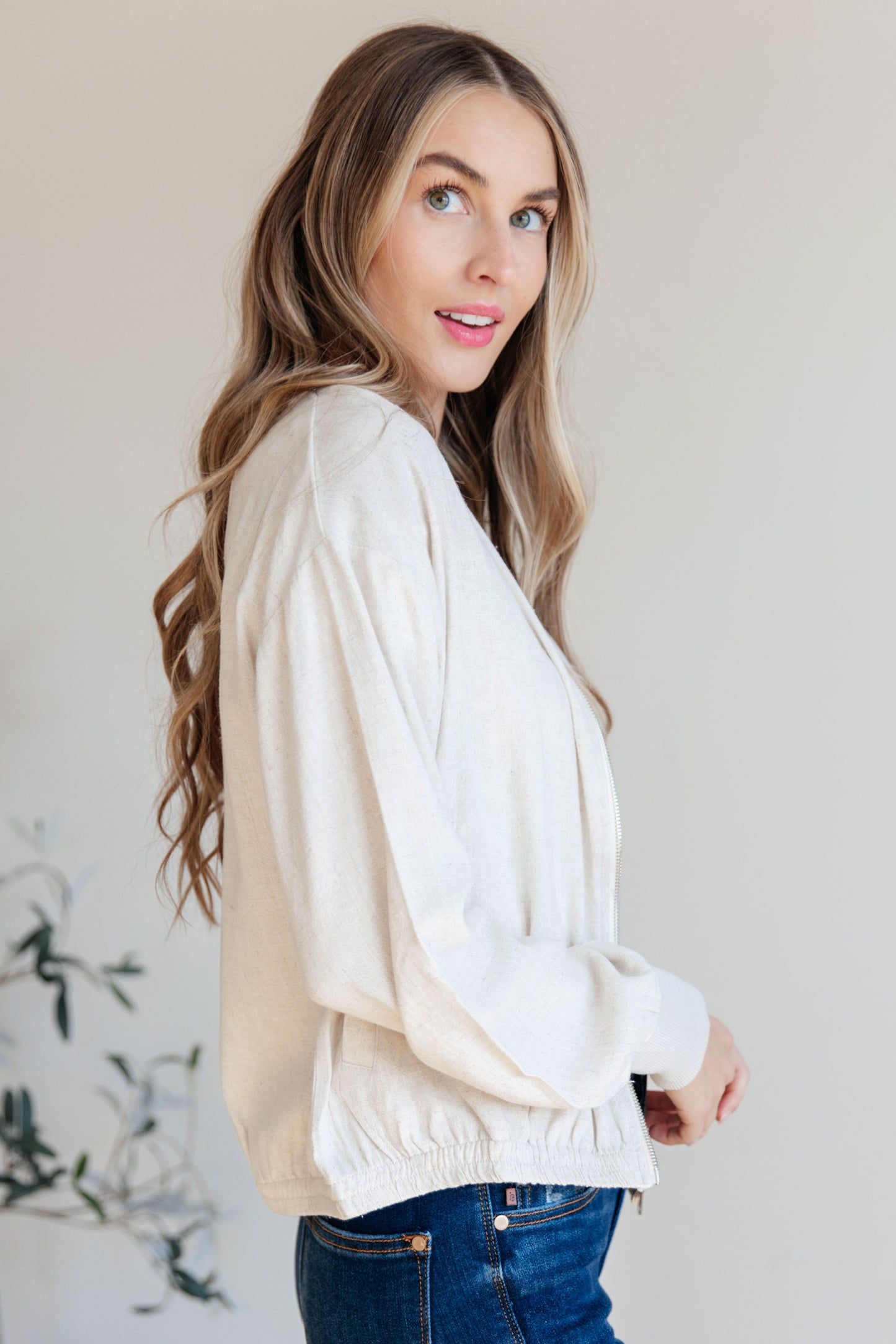 Waking to the Sun Zip Up Jacket-Womens-Modish Lily, Tecumseh Michigan