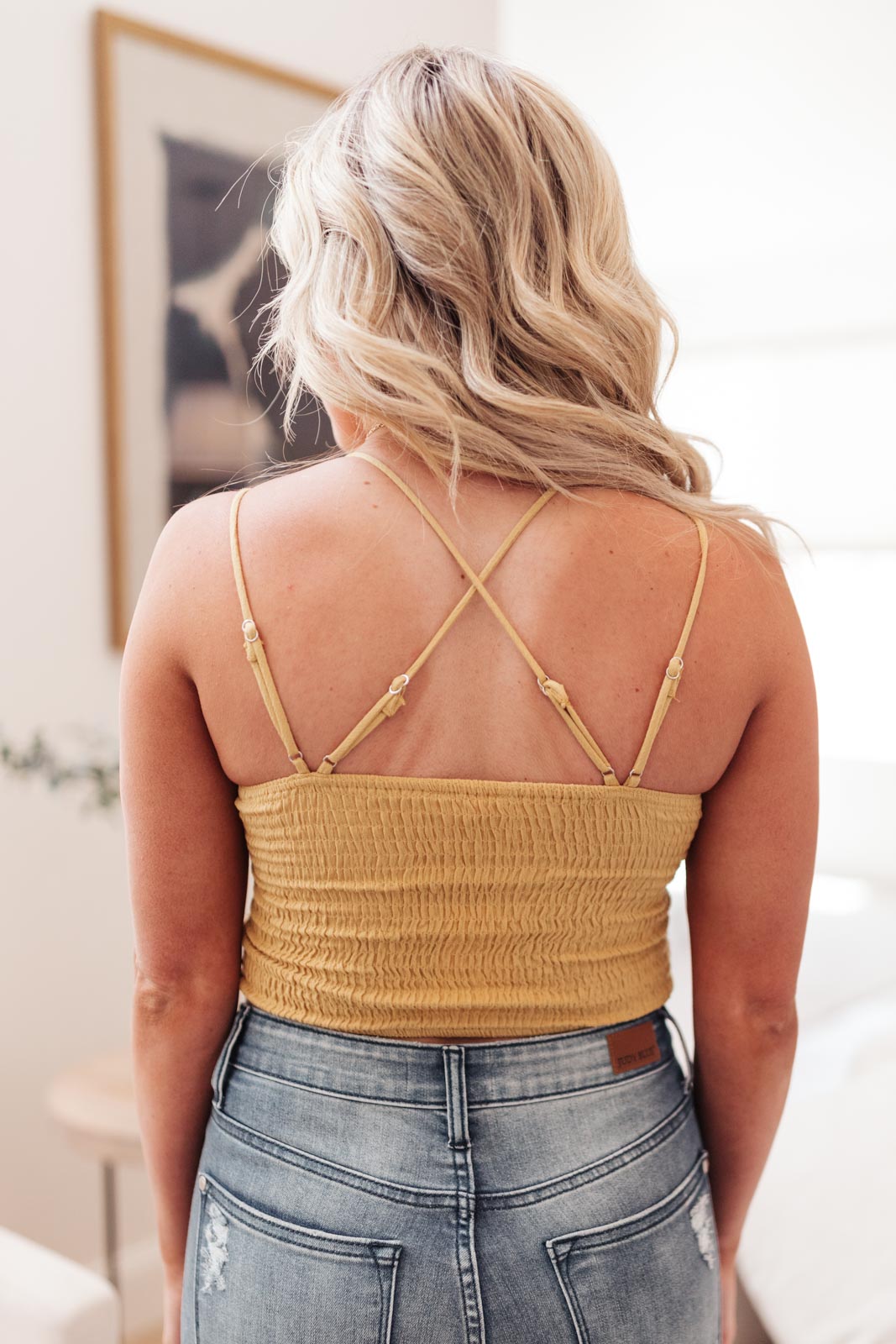 Wild And Free Crop Top in Mustard-Womens-Modish Lily, Tecumseh Michigan