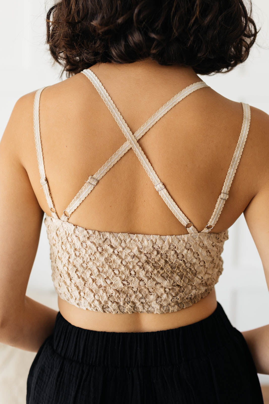 Live In Lace Bralette in Taupe-Womens-Modish Lily, Tecumseh Michigan
