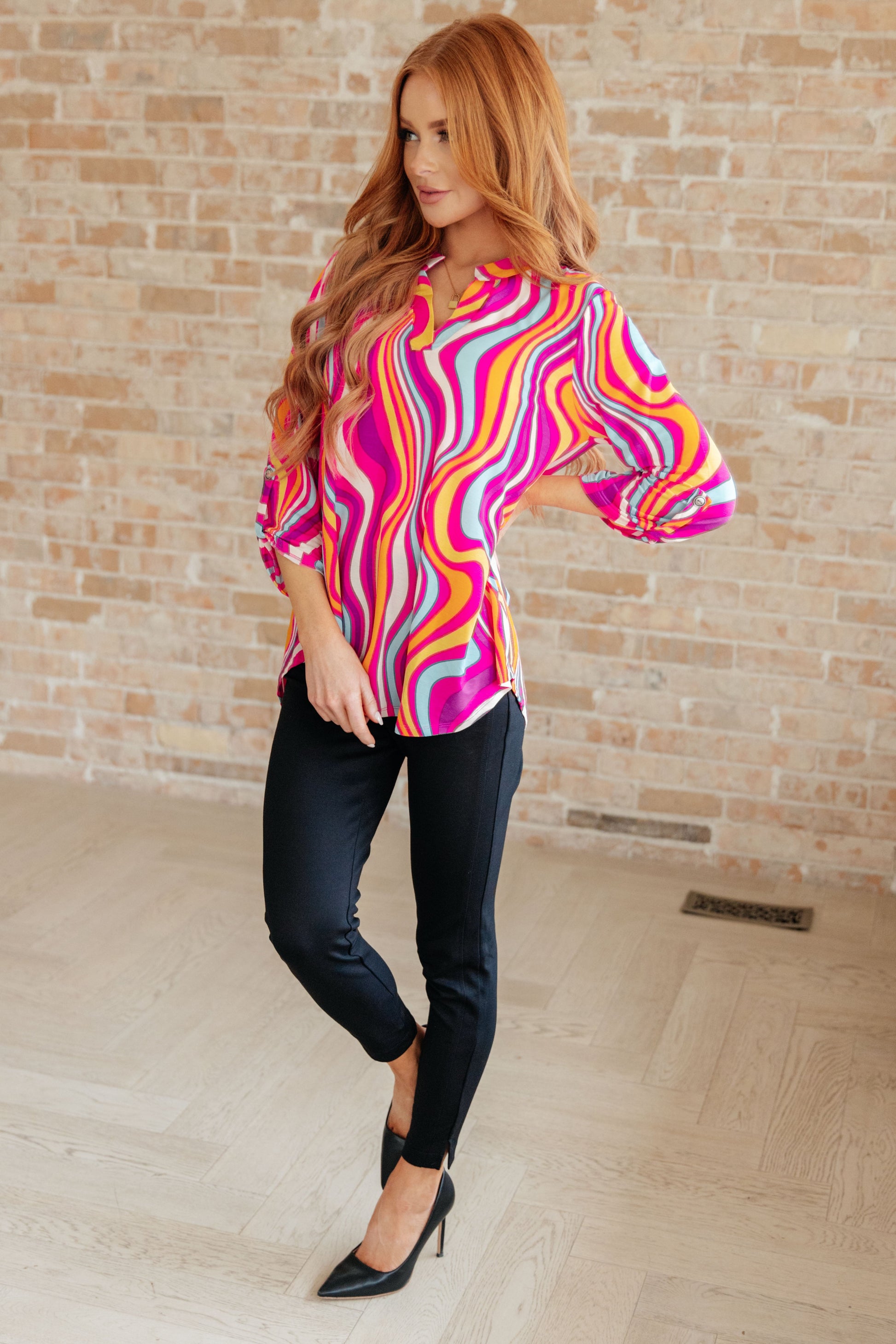 Magic Ankle Crop Skinny Pants in Black-Bottoms-Modish Lily, Tecumseh Michigan