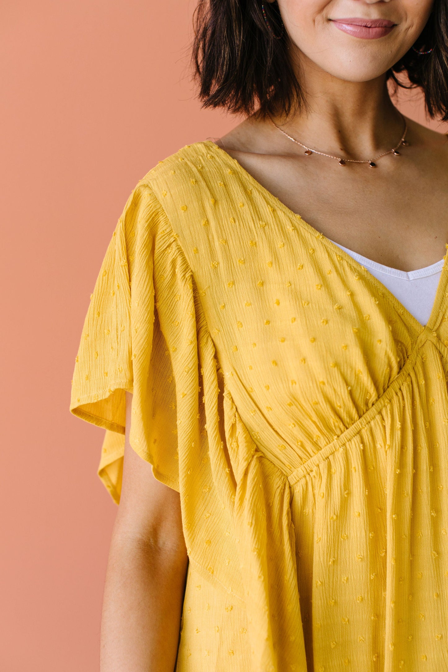 Fly Away Home Blouse In Honey-Womens-Modish Lily, Tecumseh Michigan