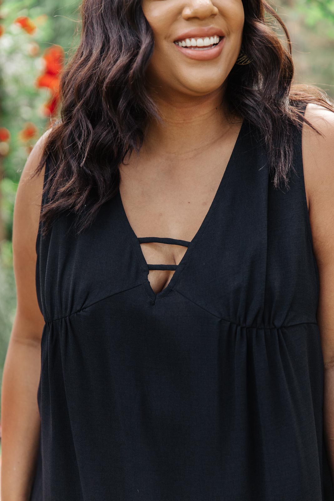 Tiered in Black Dress-Womens-Modish Lily, Tecumseh Michigan