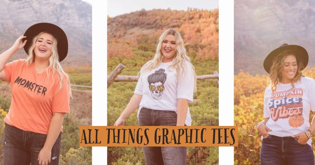 You get a graphic tee! You get a graphic tee! Everyone gets graphic tees! - Modish Lily