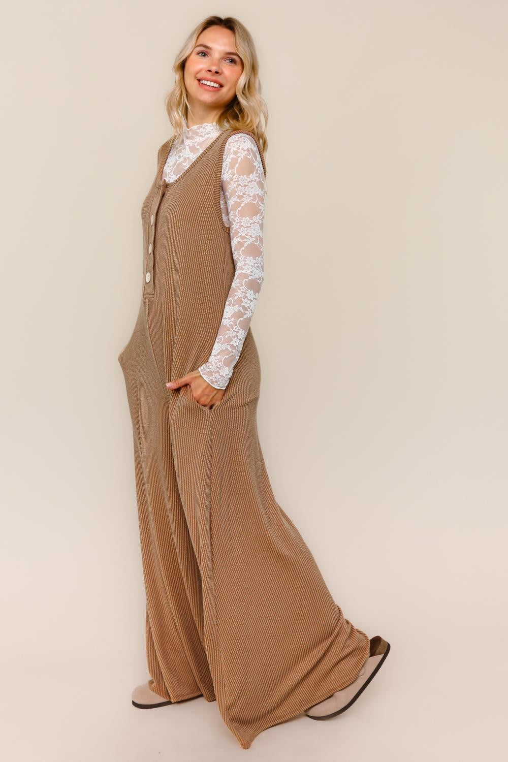 Easy Does It Wide Leg Jumper-Modish Lily, Tecumseh Michigan