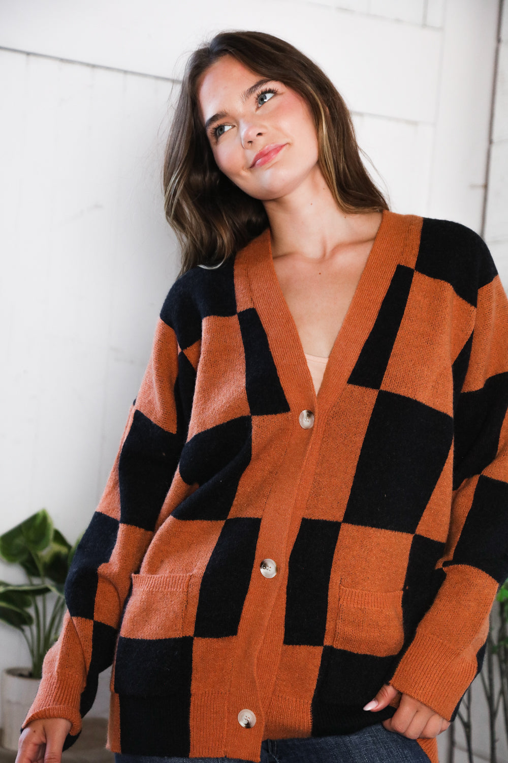 A Witchy Wardrobe Checkered Cardigan-Modish Lily, Tecumseh Michigan