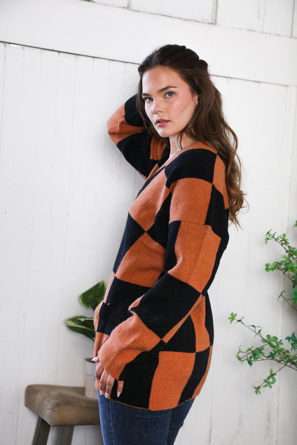 A Witchy Wardrobe Checkered Cardigan-Modish Lily, Tecumseh Michigan