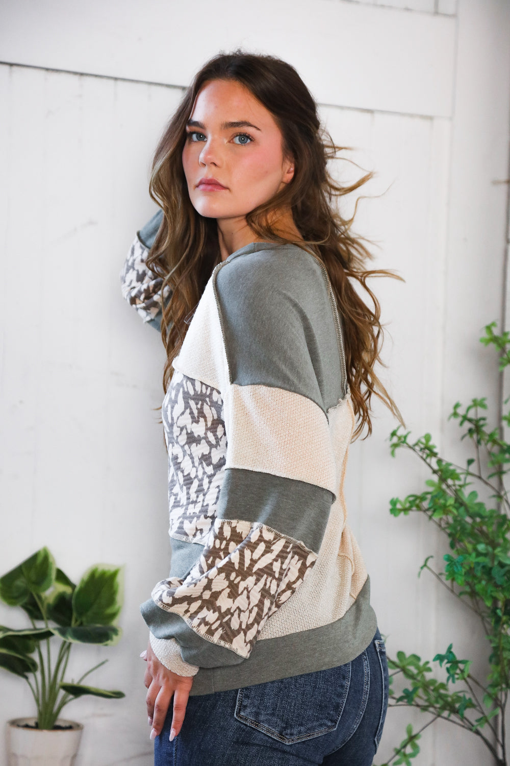 The Wanderer French Terry Pullover-Modish Lily, Tecumseh Michigan