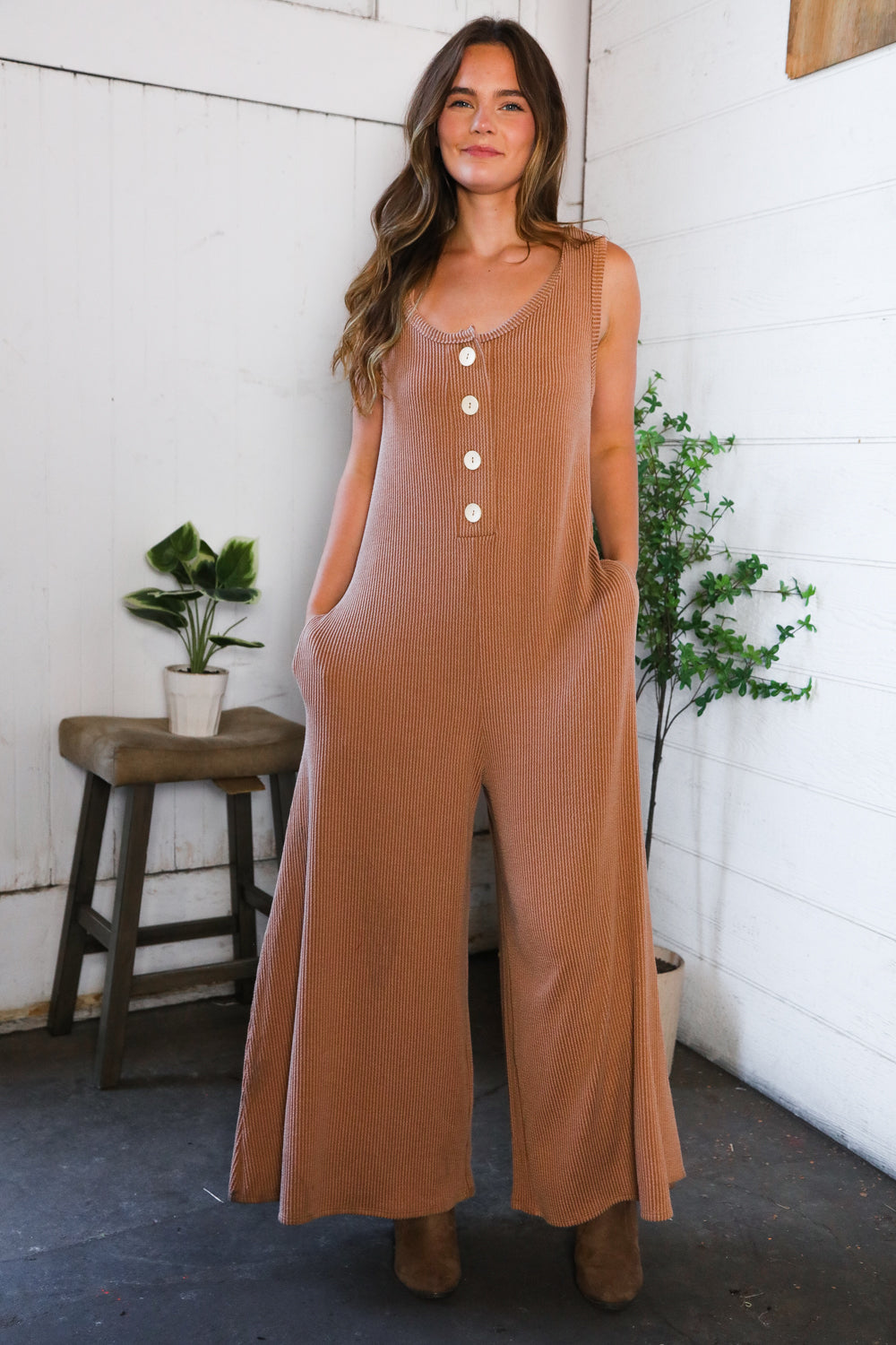 Easy Does It Wide Leg Jumper-Modish Lily, Tecumseh Michigan
