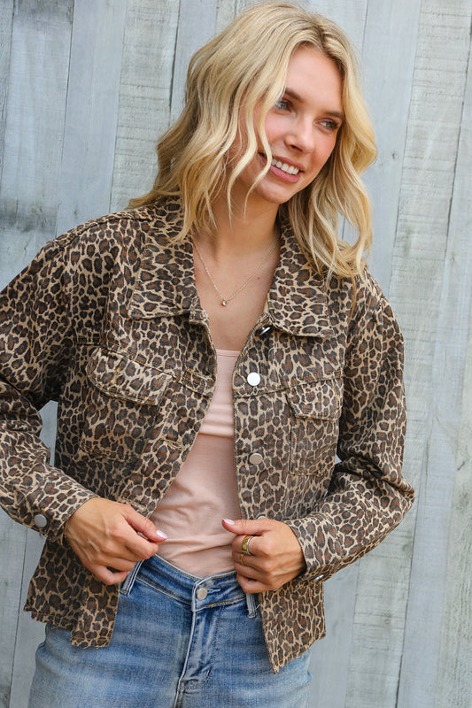 Spotted Being Stylish Leopard Jacket-Modish Lily, Tecumseh Michigan