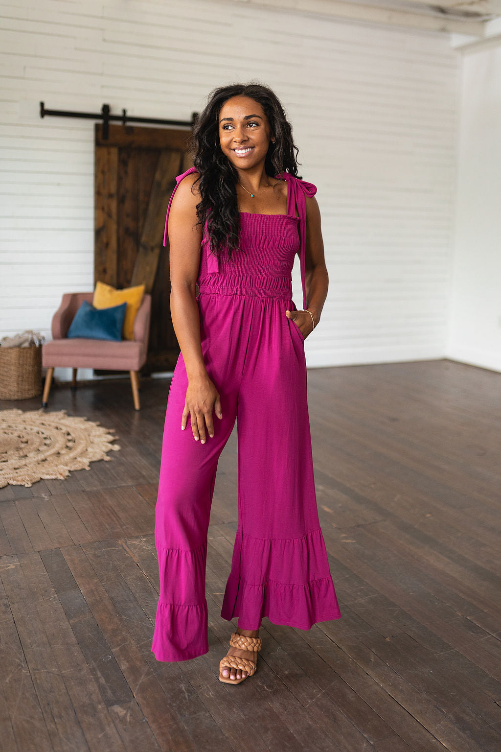 Almost Available Flared Jumpsuit-Jumpsuits & Rompers-Modish Lily, Tecumseh Michigan