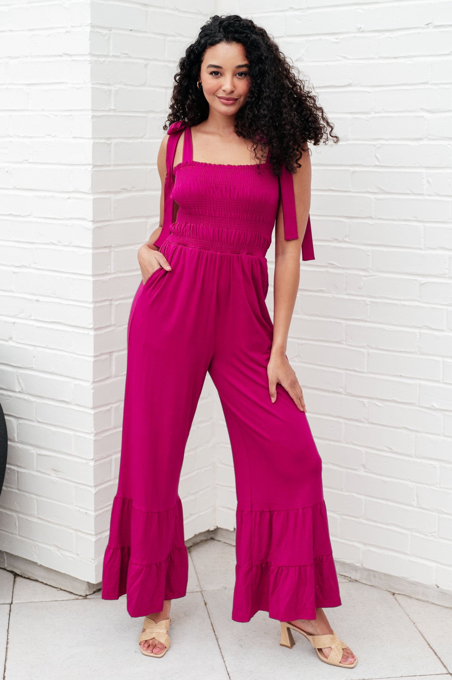 Almost Available Flared Jumpsuit-Jumpsuits & Rompers-Modish Lily, Tecumseh Michigan