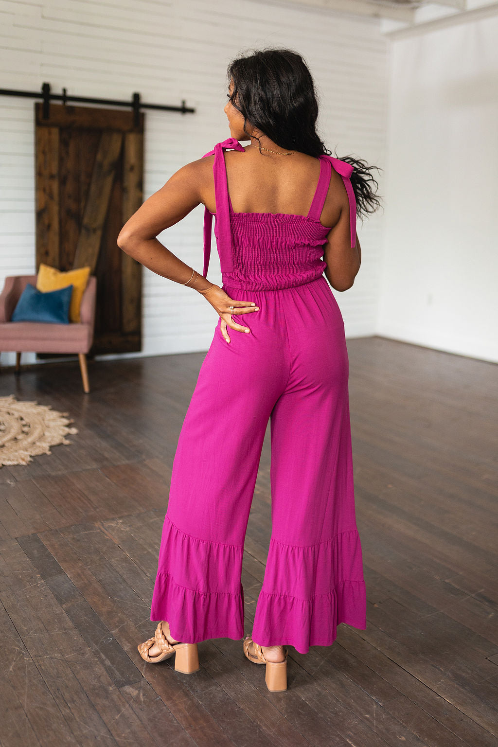 Almost Available Flared Jumpsuit-Jumpsuits & Rompers-Modish Lily, Tecumseh Michigan