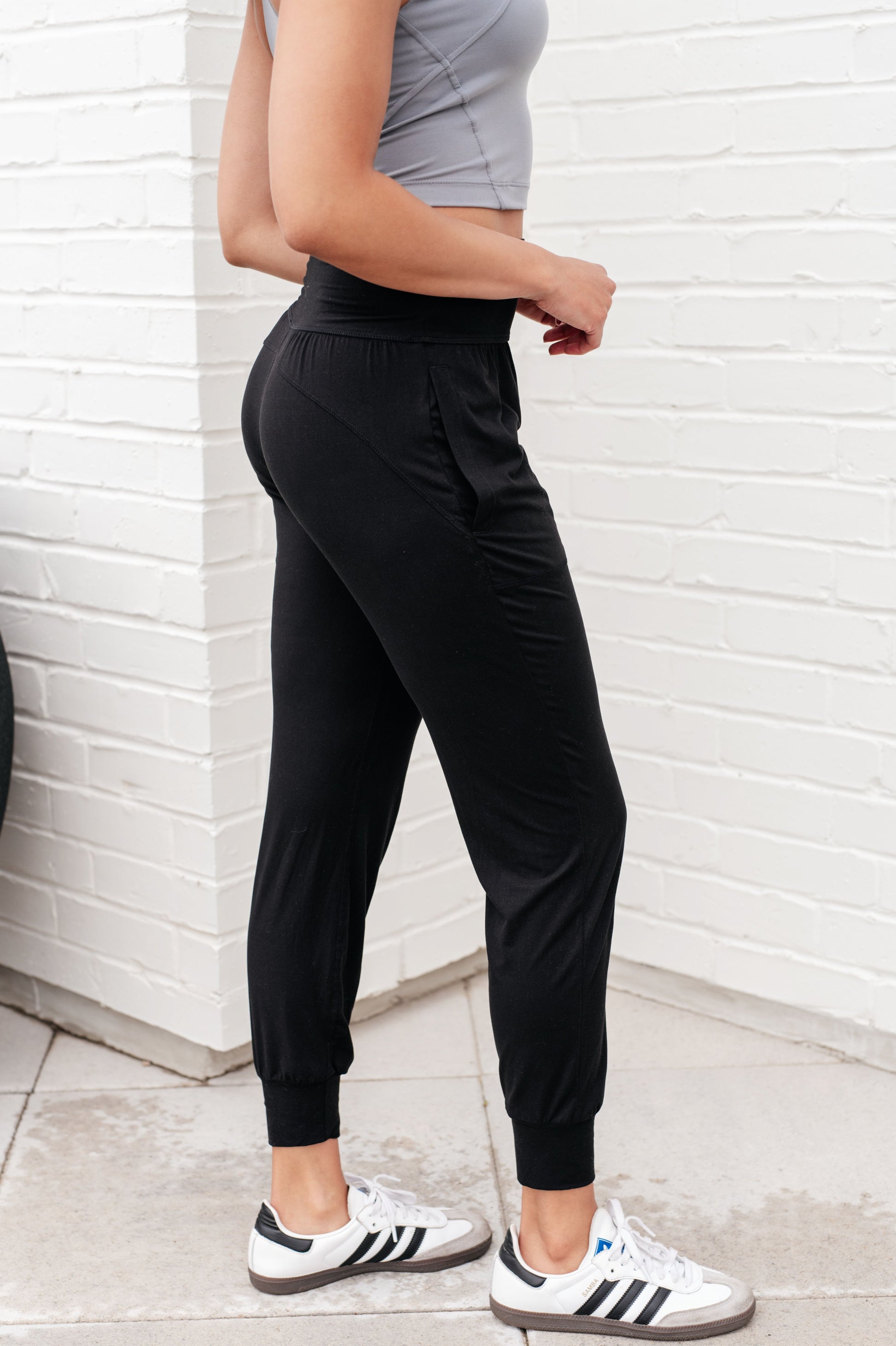 Always Accelerating Joggers in Black-Athleisure-Modish Lily, Tecumseh Michigan