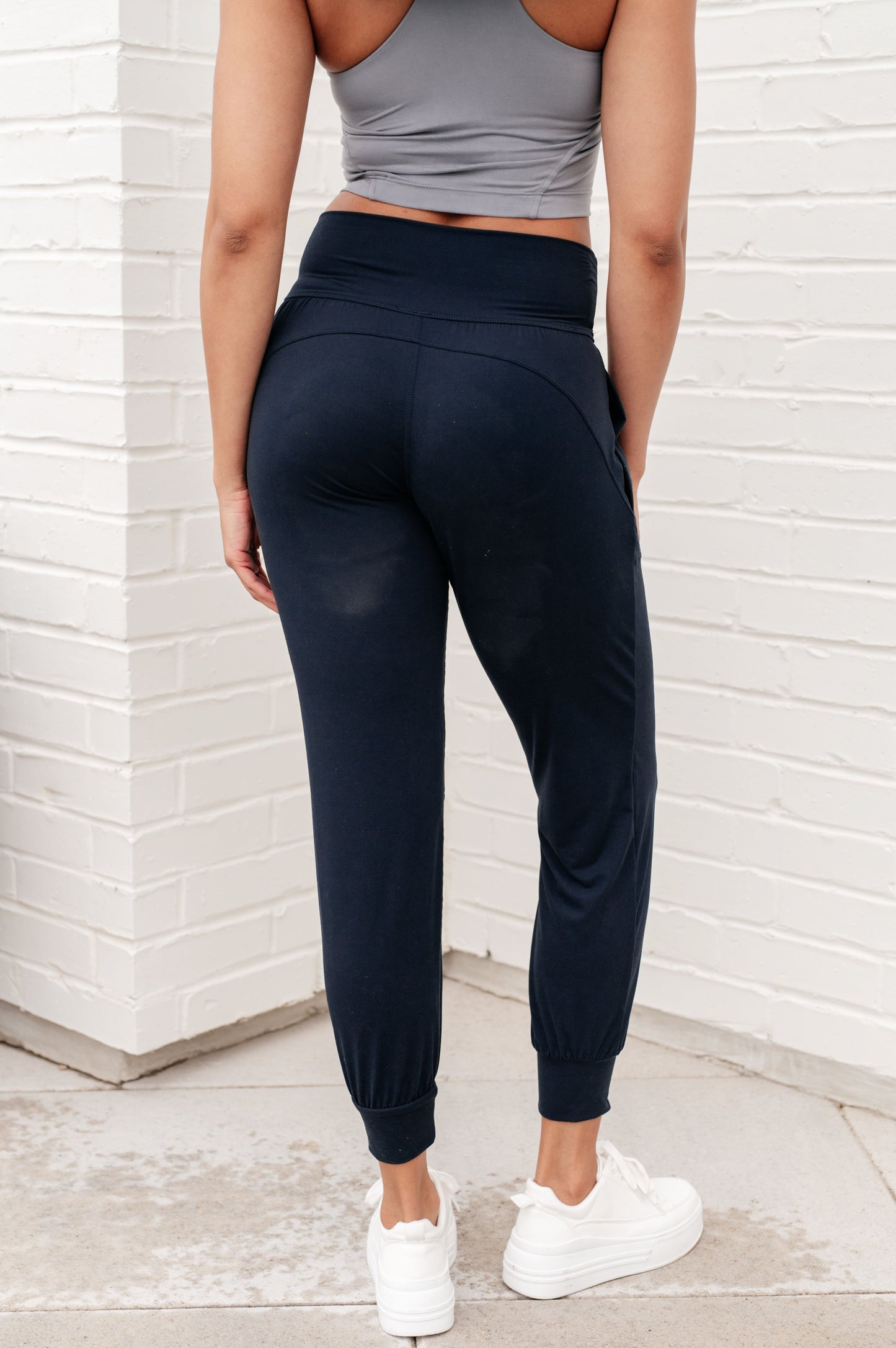 Always Accelerating Joggers in Nocturnal Navy-Athleisure-Modish Lily, Tecumseh Michigan