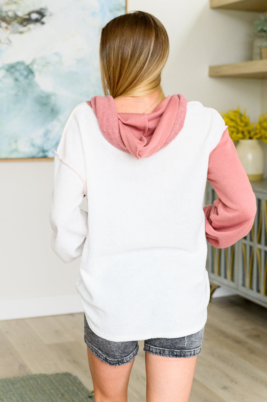 Best On The Block Color Block Hoodie-Tops-Modish Lily, Tecumseh Michigan