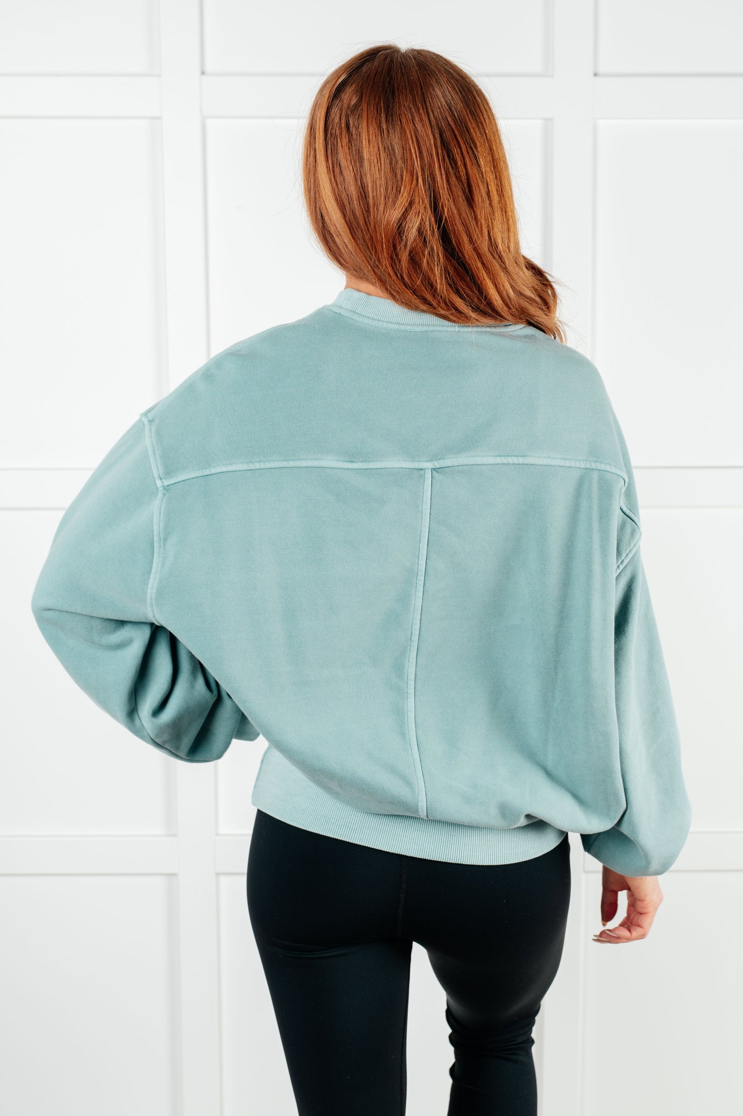 Beyond the Basics Pullover in Blue Grey-Tops-Modish Lily, Tecumseh Michigan