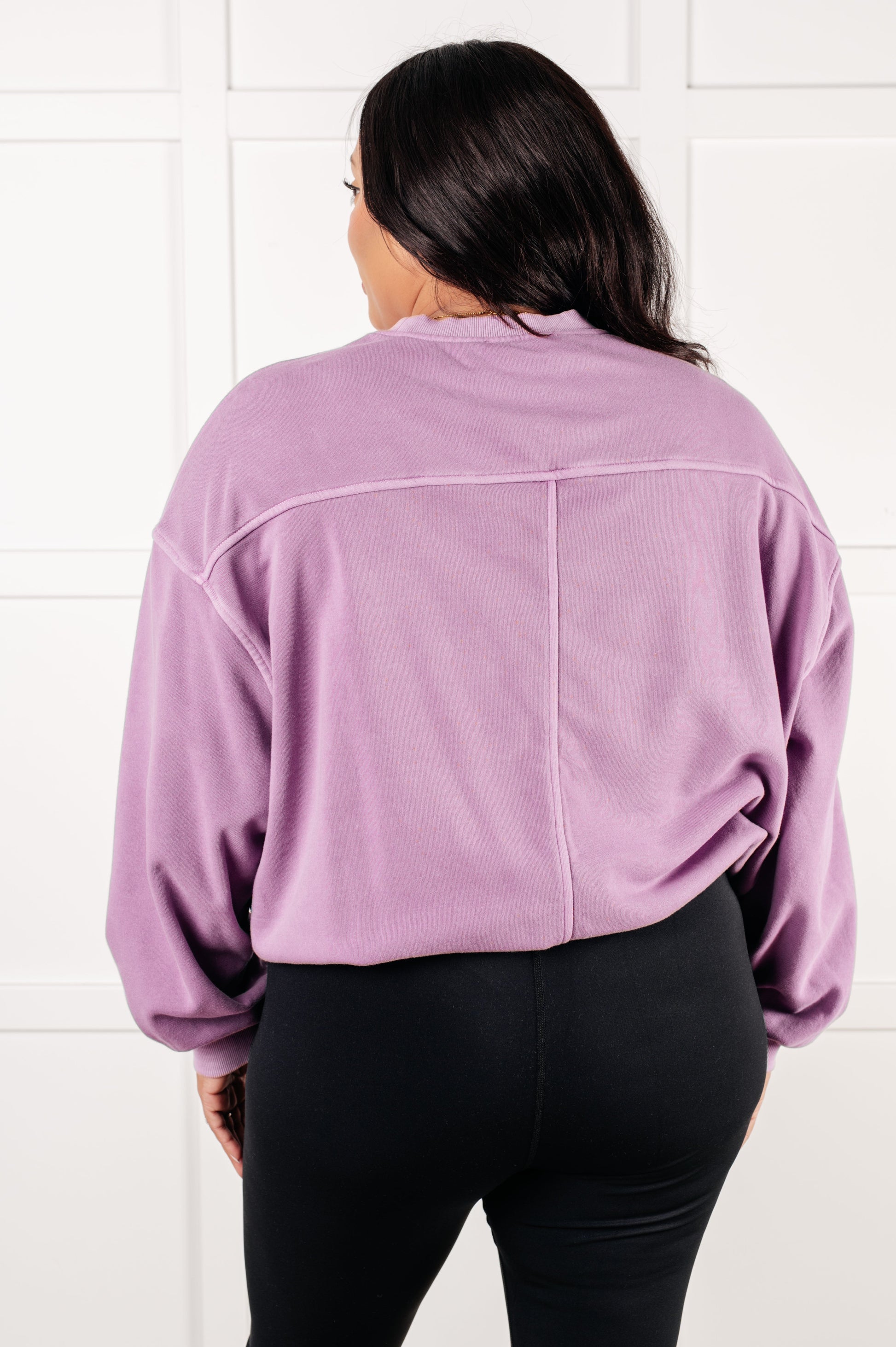 Beyond the Basics Pullover in Violet-Tops-Modish Lily, Tecumseh Michigan