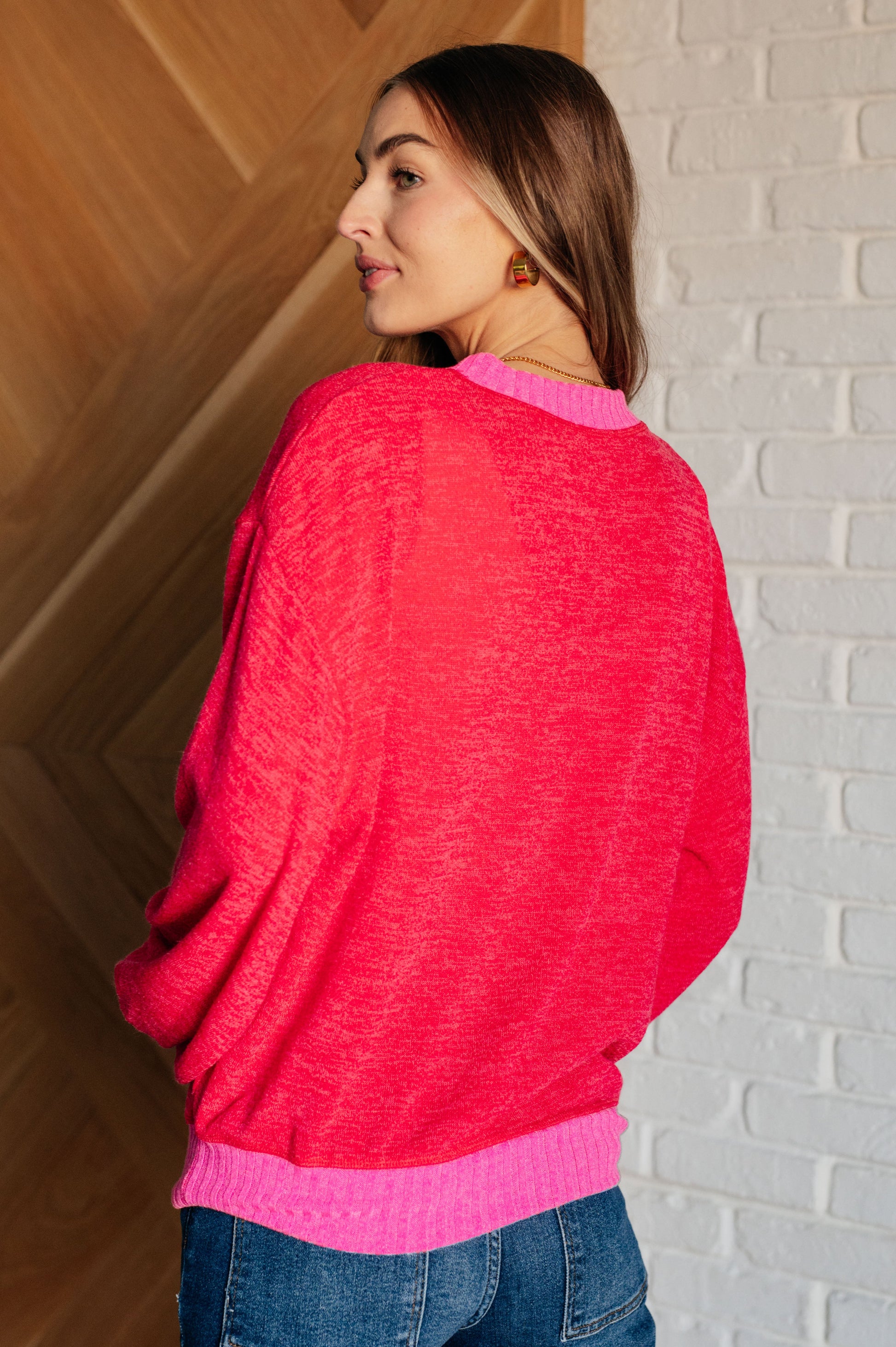 Cold, Cold Go Away Oversized Pullover-Athleisure-Modish Lily, Tecumseh Michigan