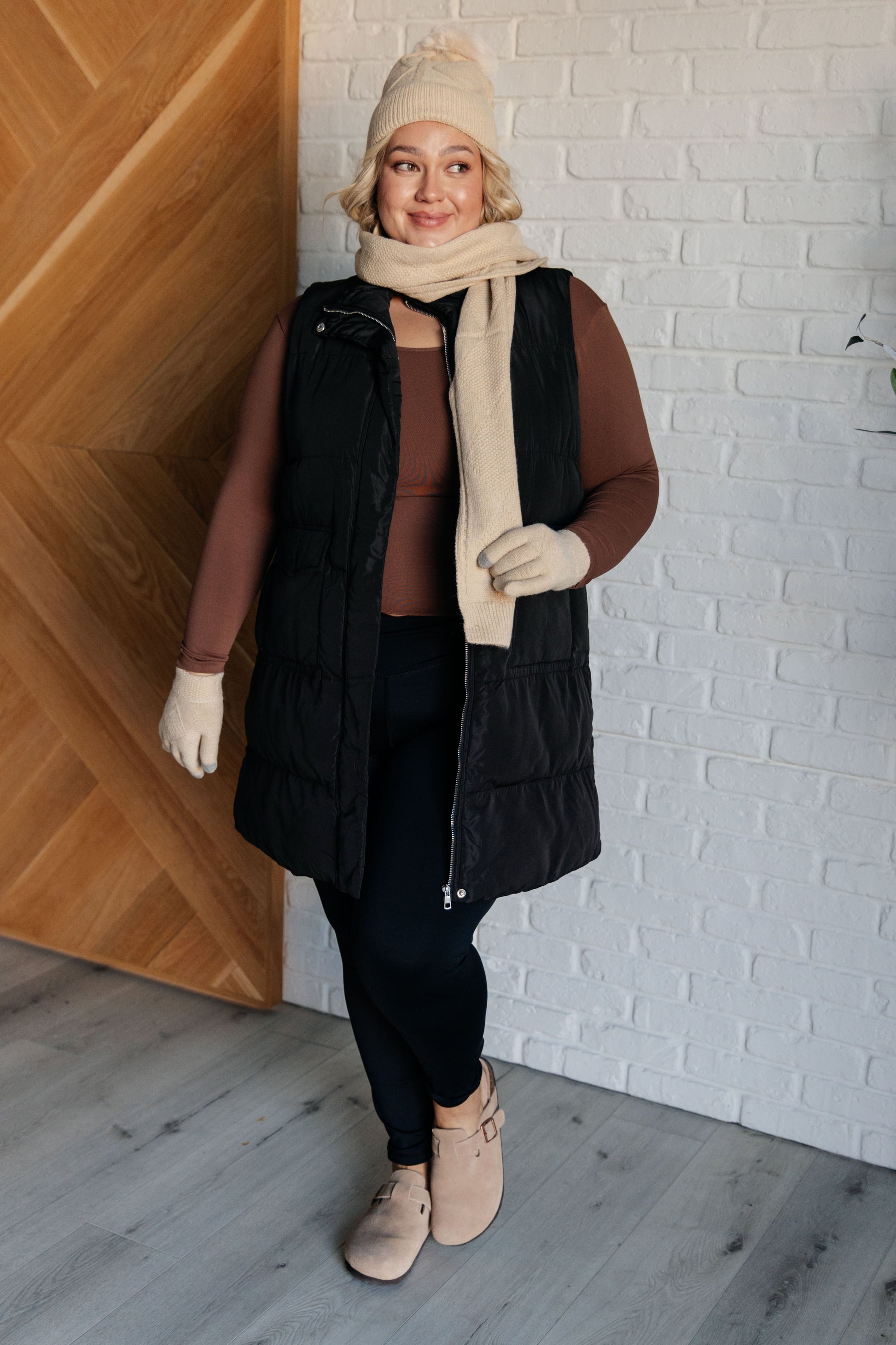 Cold and Calculated Longline Puffer Vest-Layers-Modish Lily, Tecumseh Michigan